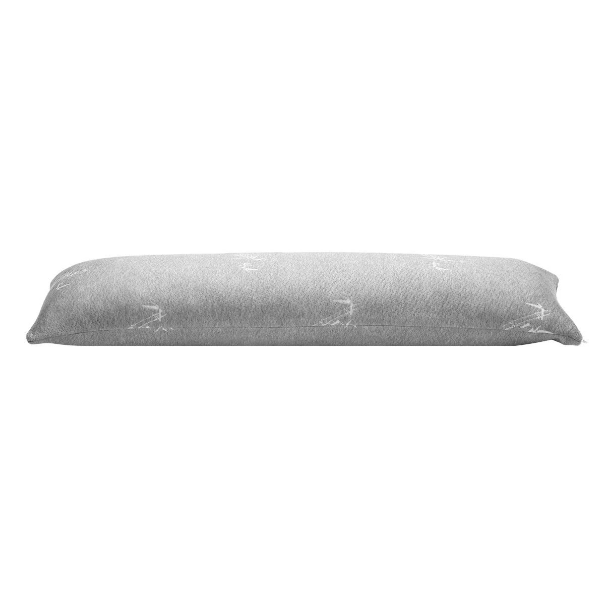 1 Luxdream Shredded Memory Foam Body Pillow Support Long Pillow with Bamboo Cover - Grey, 1 of 4