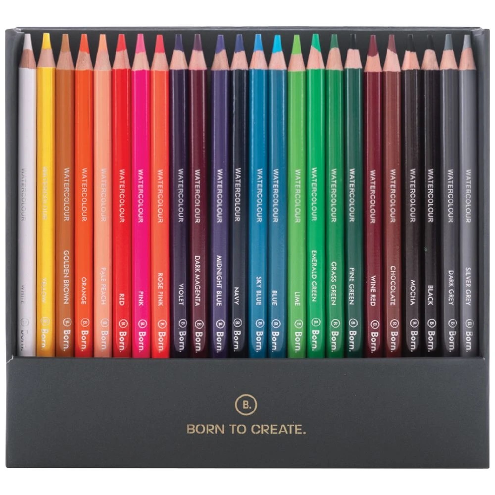 3 Born Premium Watercolour Pencils 24 Pack, 3 of 4