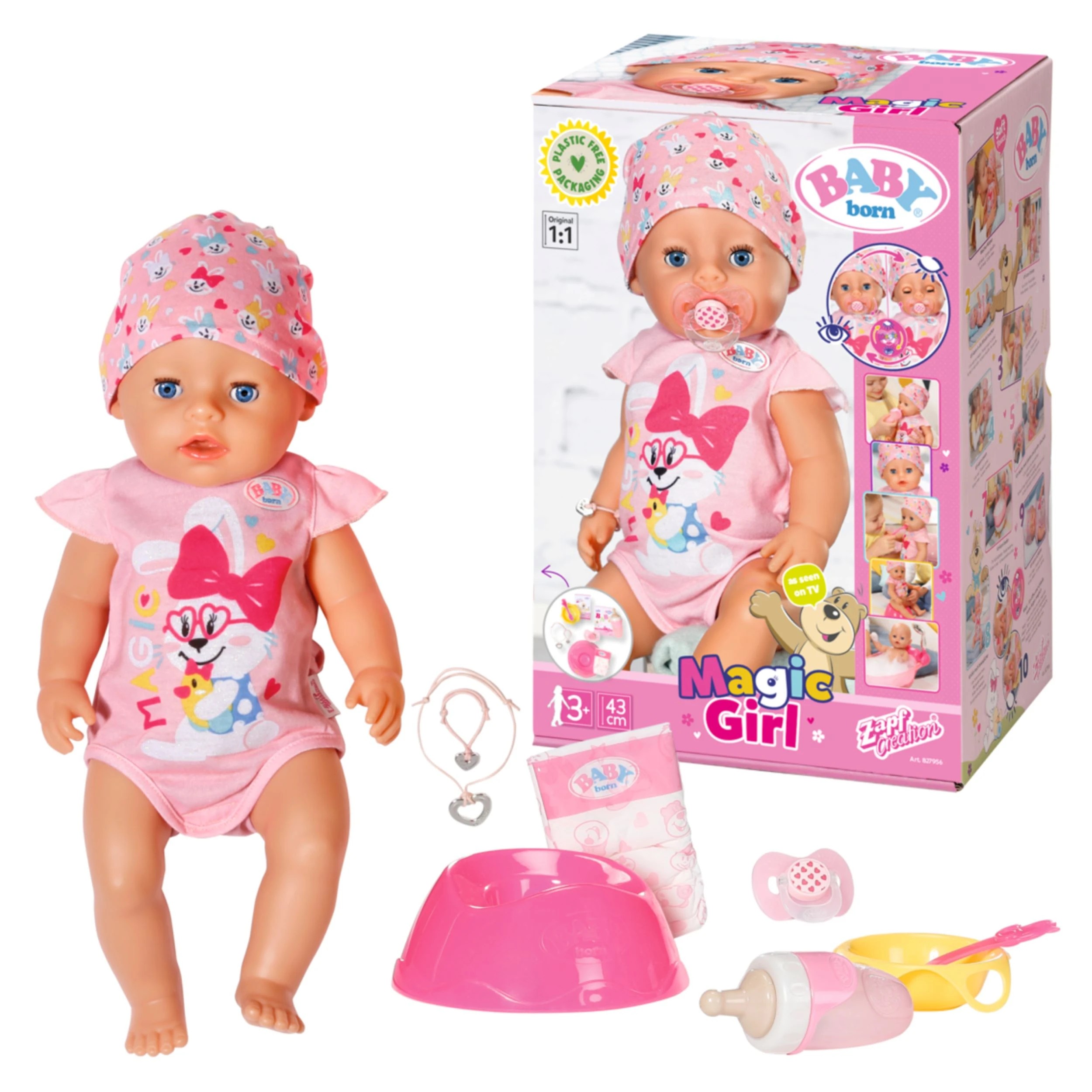 7 BABY born Emma 43cm - Pink, 7 of 7