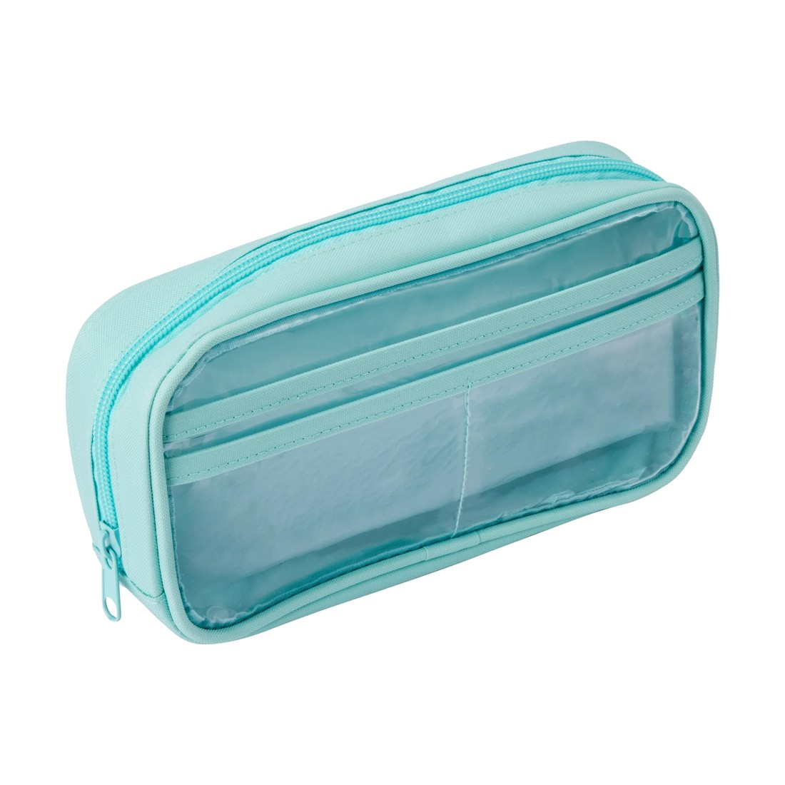 2 Multi Compartment Pencil Case - Aqua, 2 of 7