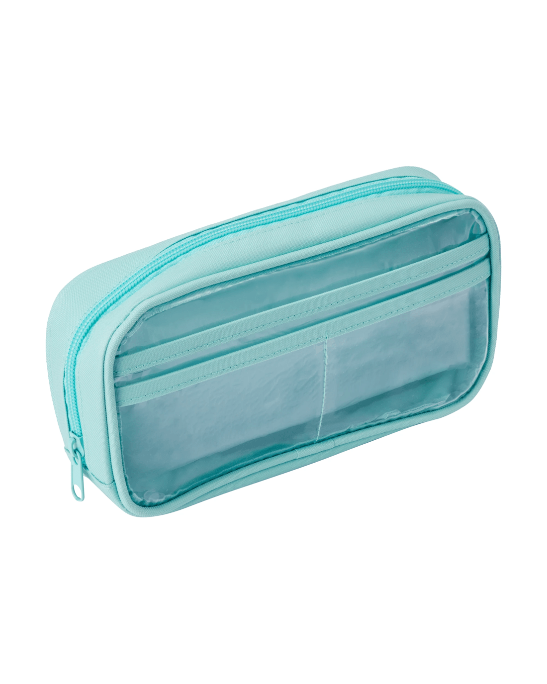 2 Multi Compartment Pencil Case - Aqua, 2 of 7