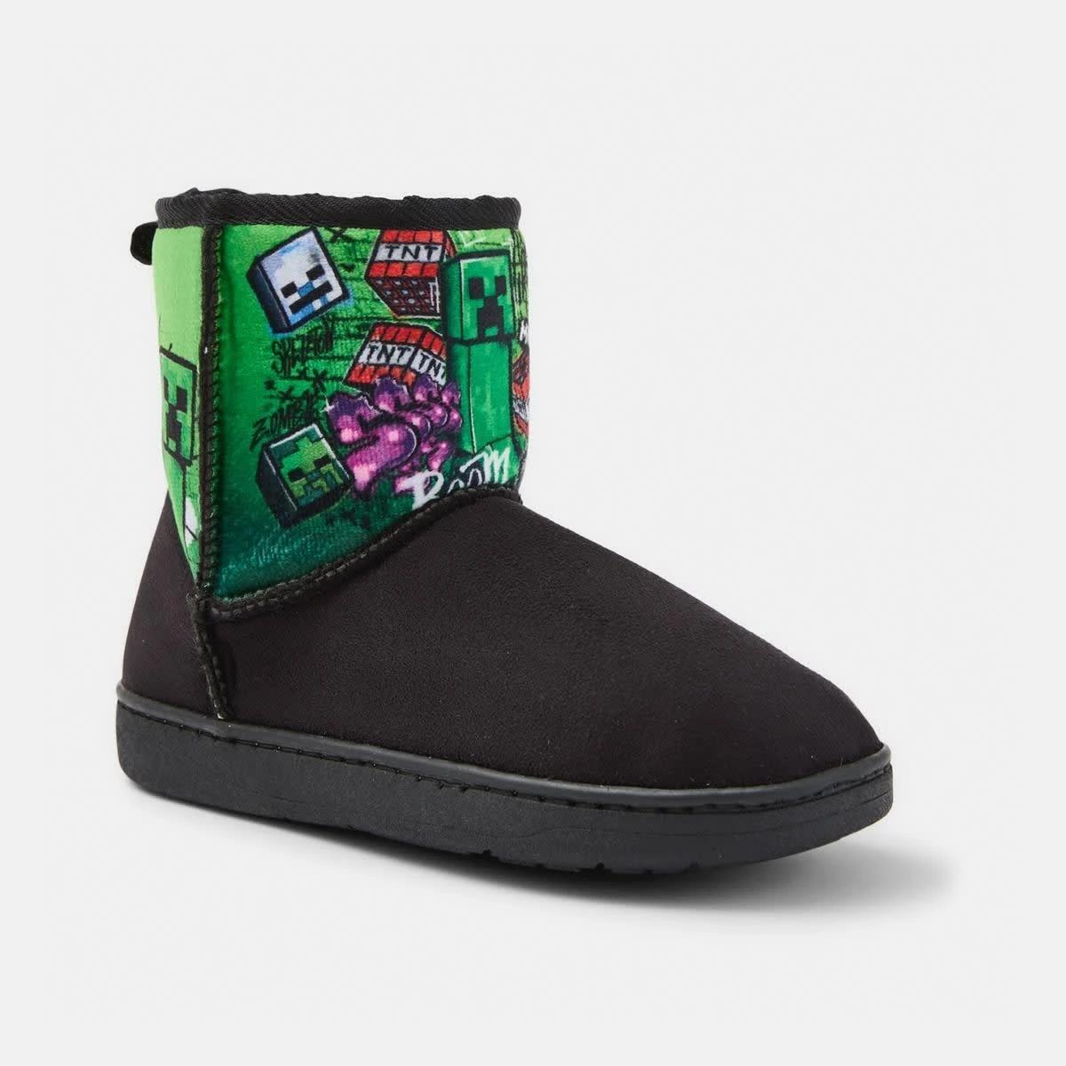 2 Senior Minecraft License Slipper Boots Minecraft, 2 of 4