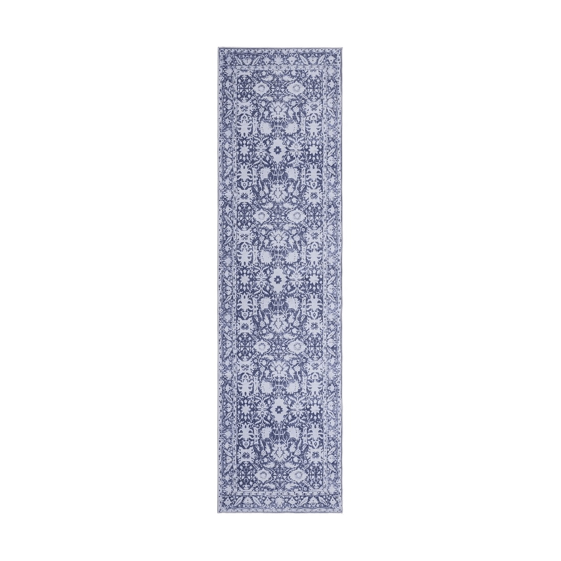 1 Artiss Hallway Runner Rug 80X300cm Soft  Washable Modern Kitchen Mat - Grey, 1 of 2