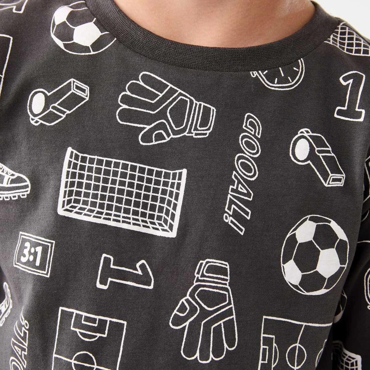 4 Jersey Pyjama Set Gry Soccer, 4 of 8