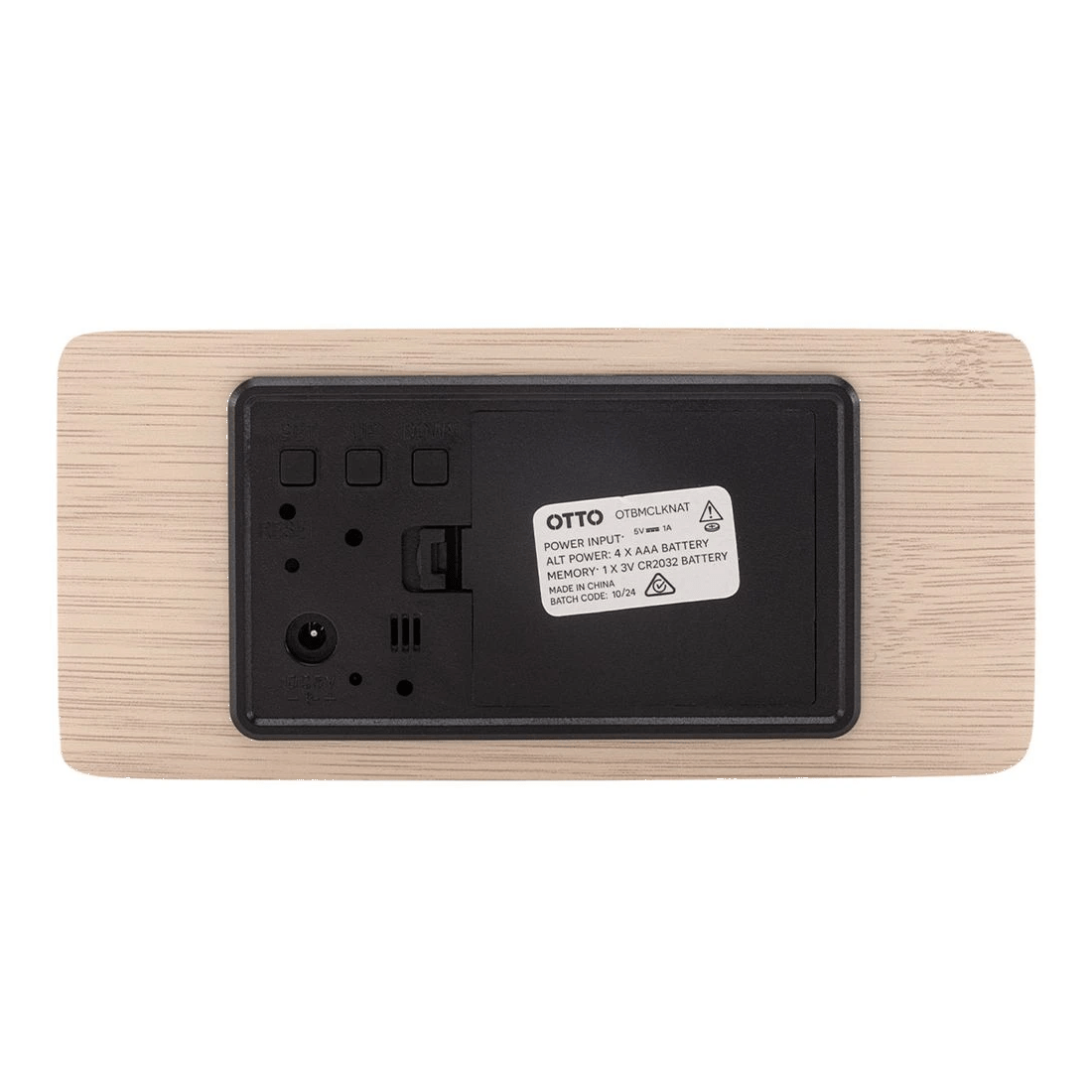 3 Otto Bamboo Digital Desk Clock, 3 of 3