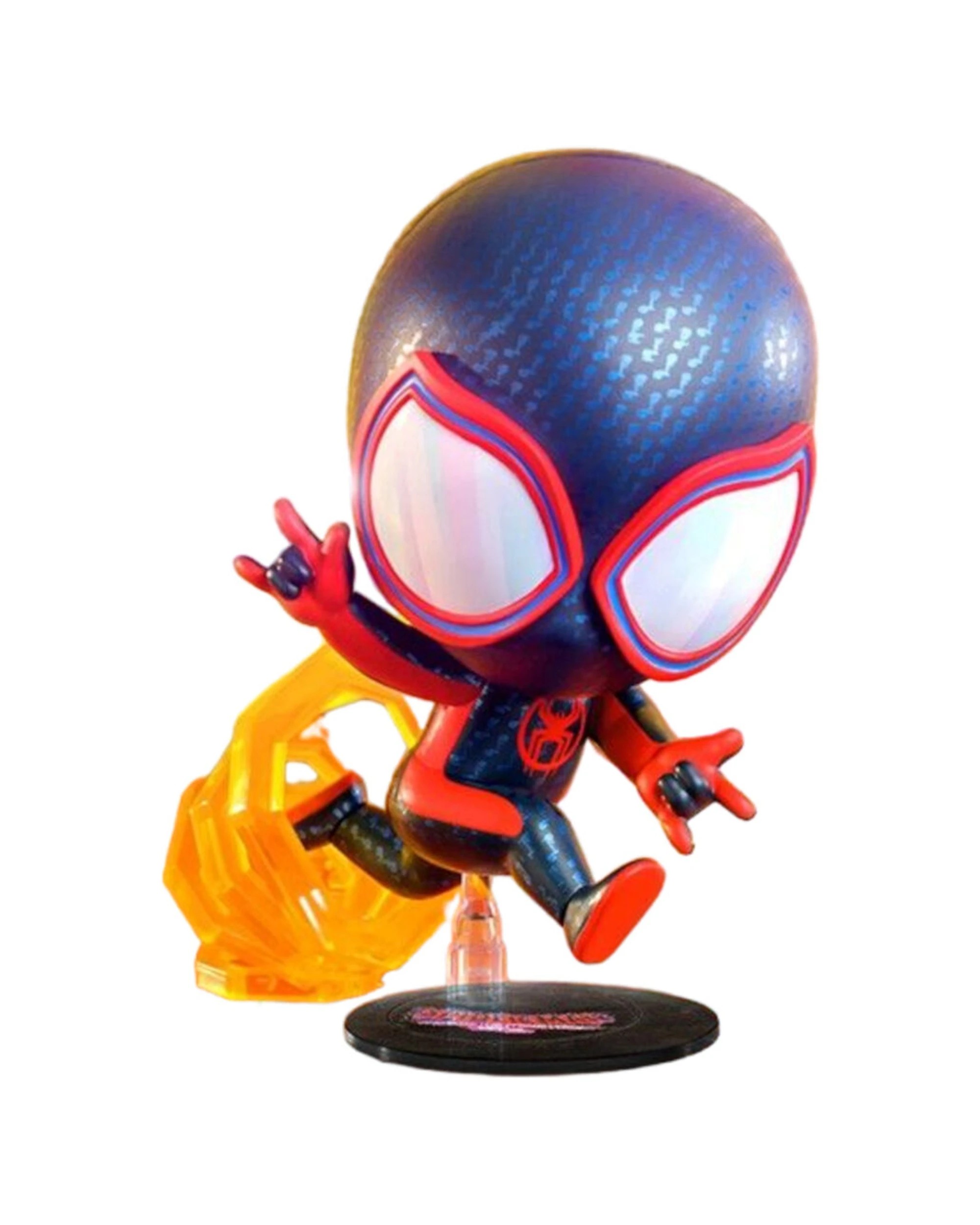 1 Spider-Man Across The Spider-Verse Cosbaby Action Figure 13cm Bobble-Head - Black, 1 of 3