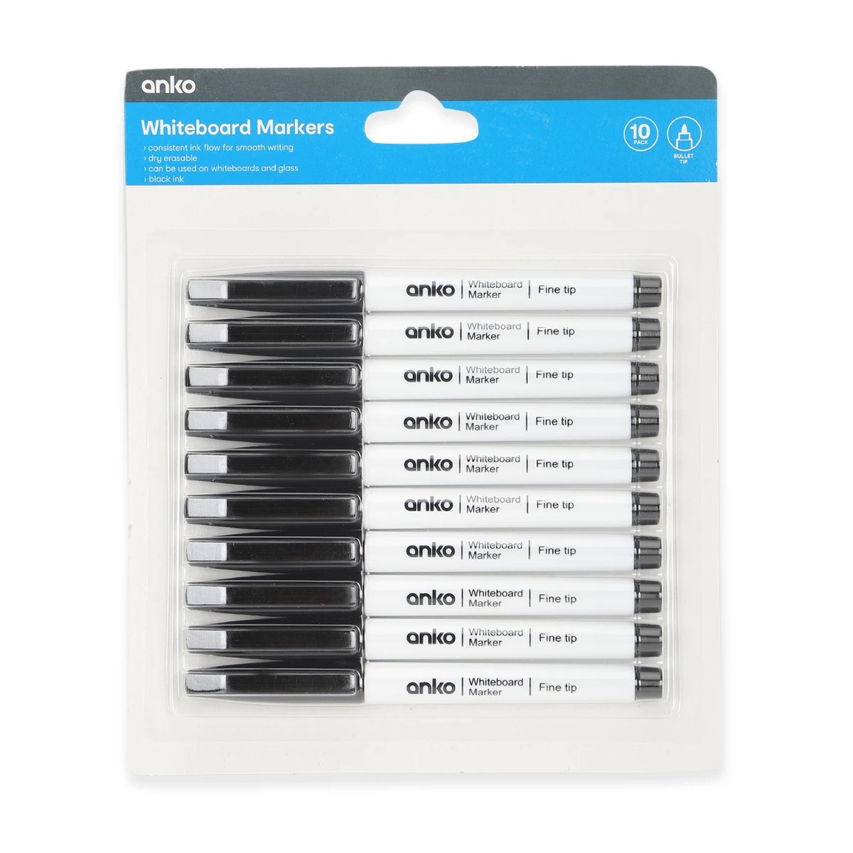 1 10 Pack Whiteboard Markers, 1 of 5