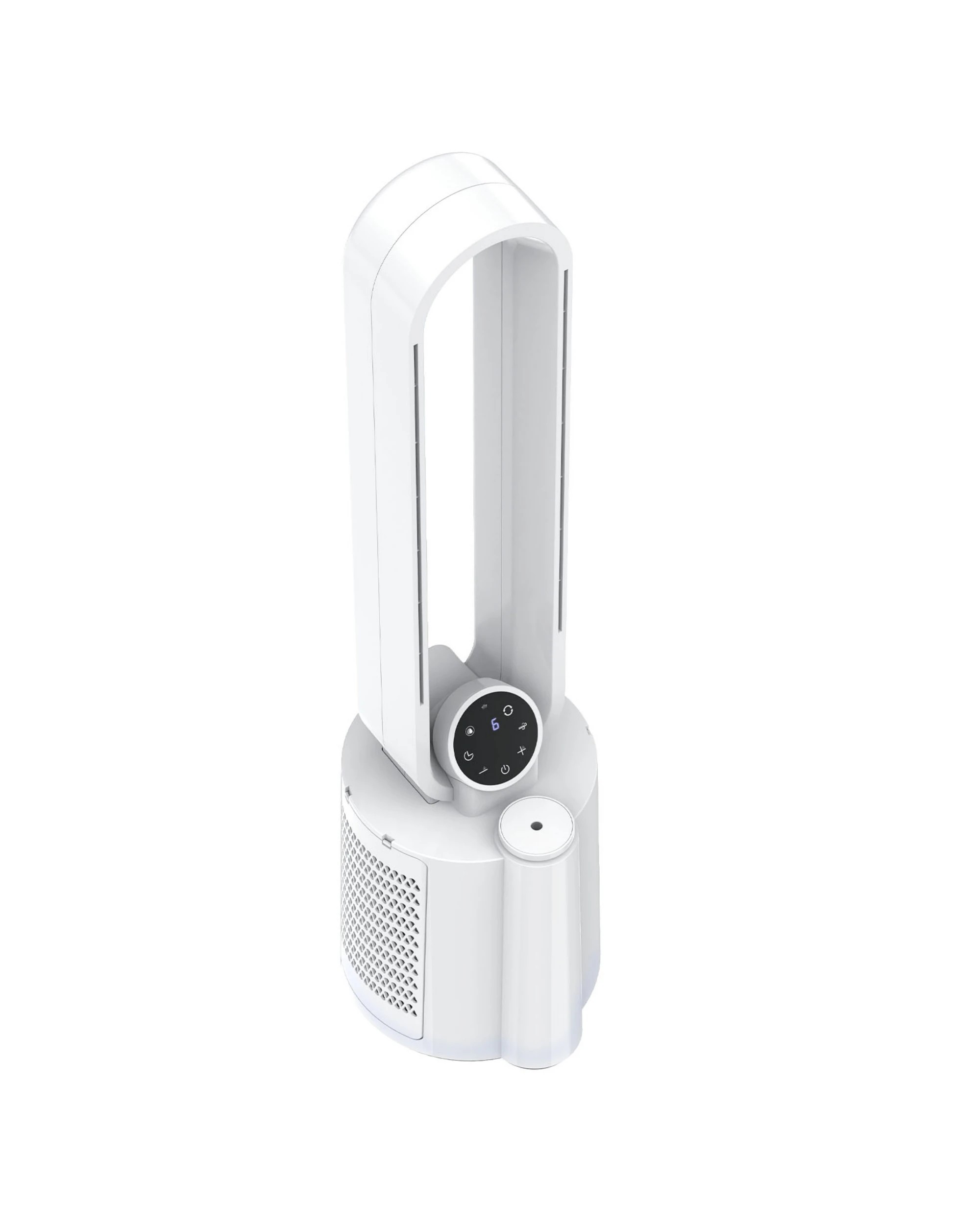 6 Advwin Bladeless Tower Fan with Humidifier, with 80°Oscillation, 8H Timer, 12-Speed, Auto Off, 6 of 7