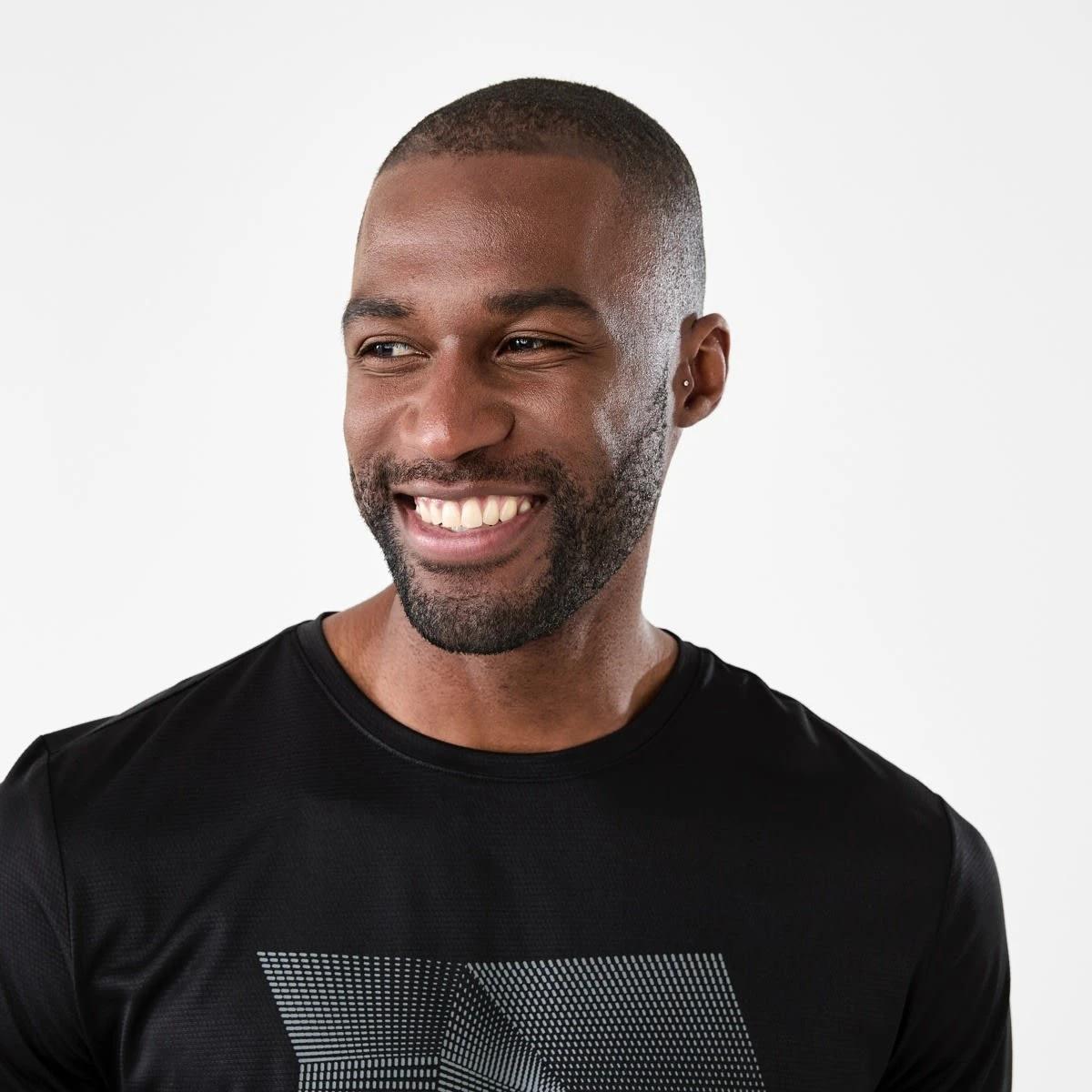 5 Active Mens Printed T-shirt Folded Geo, 5 of 5
