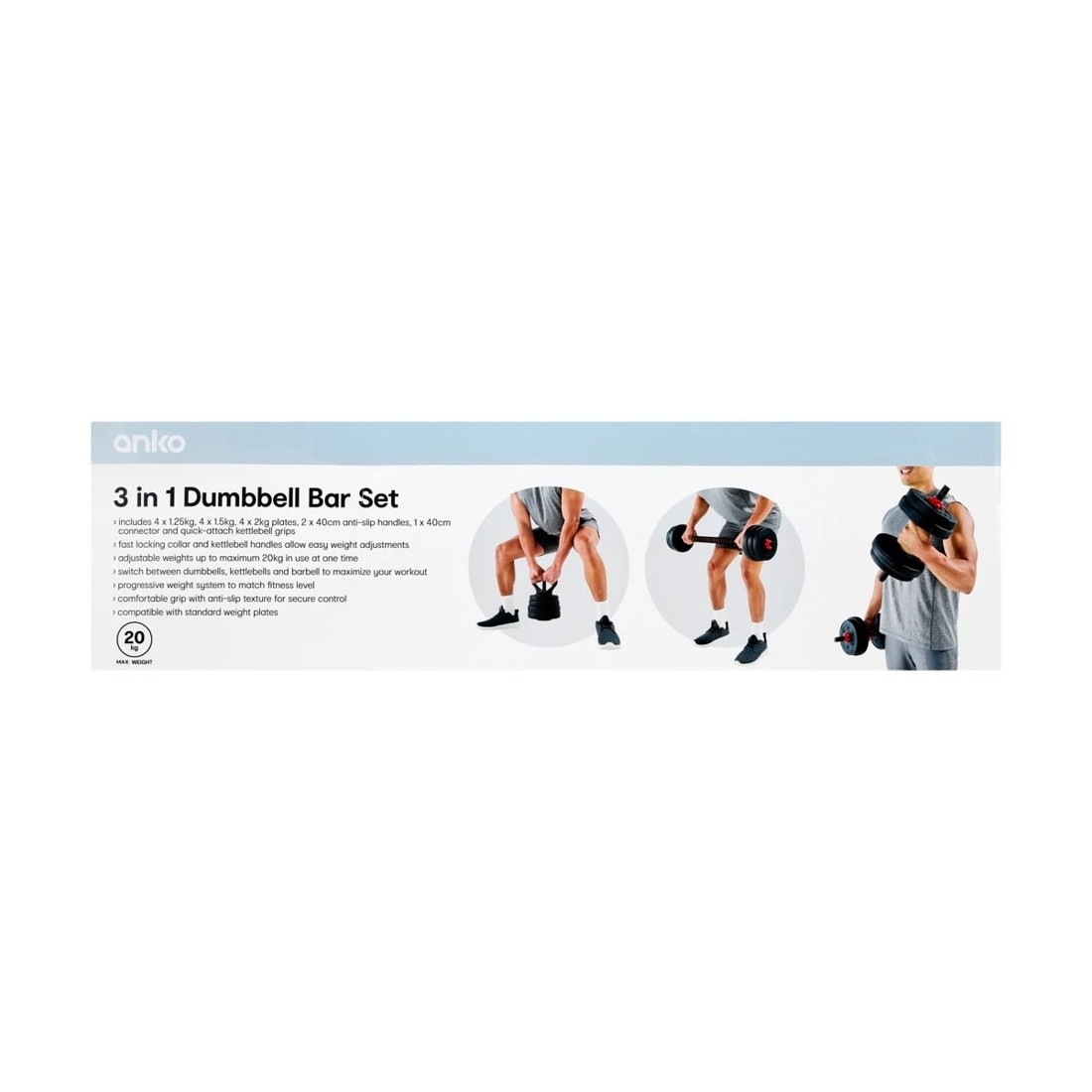 10 3-in-1 Dumbbell Bar Set, 10 of 10