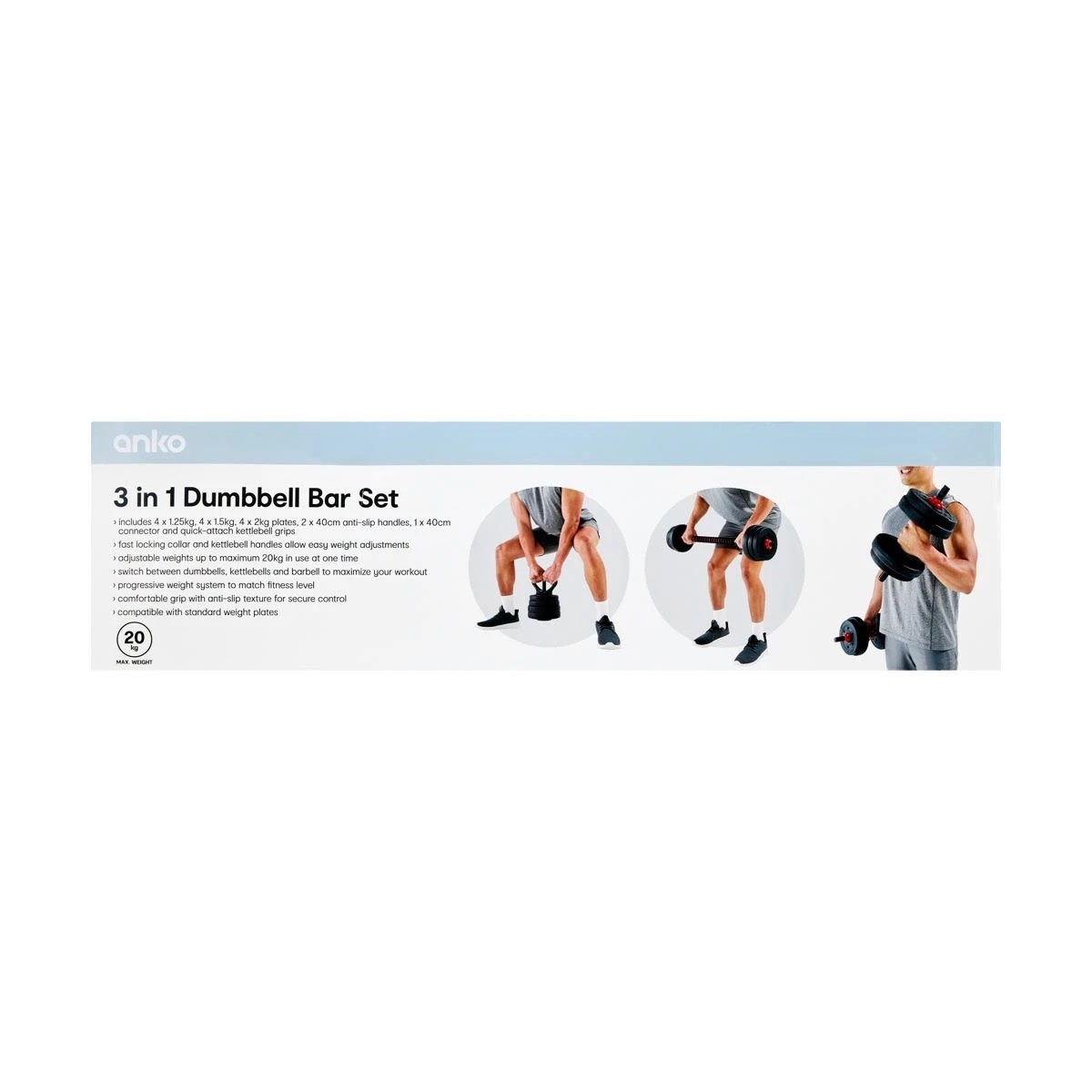 10 3-in-1 Dumbbell Bar Set, 10 of 10