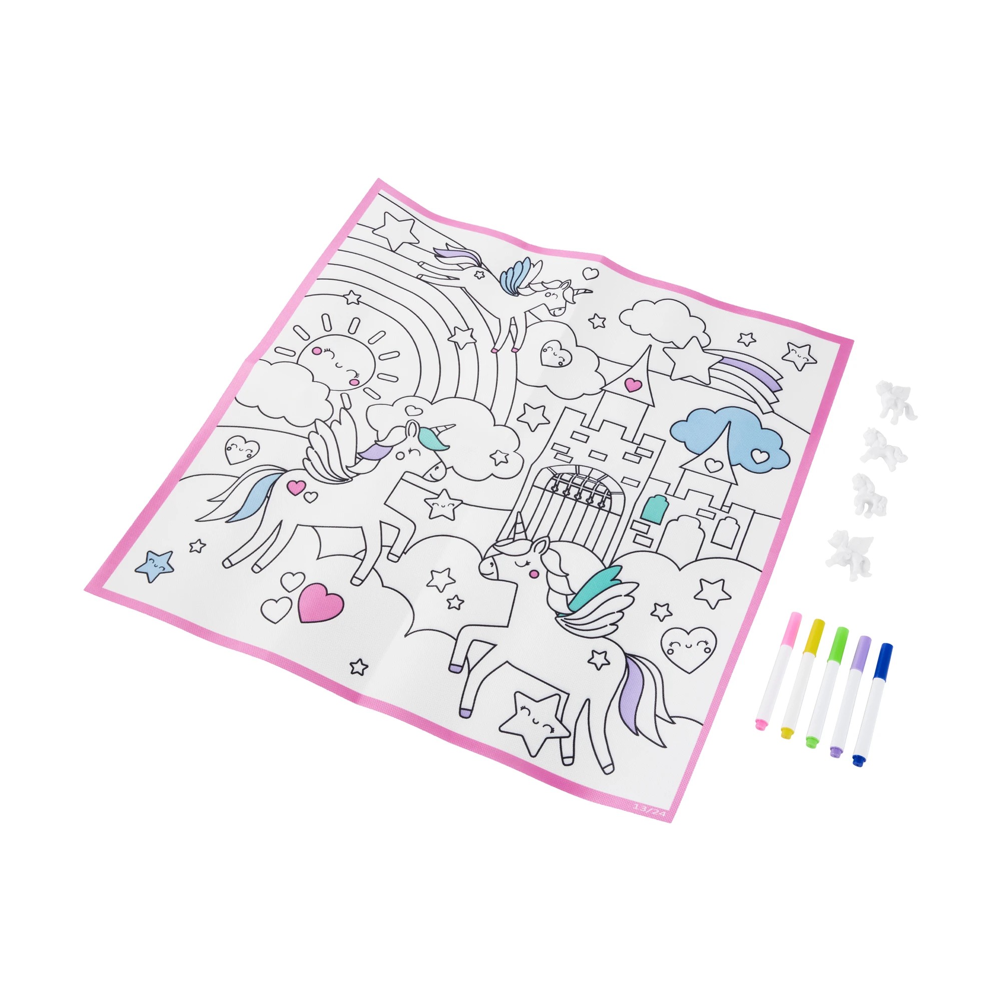 3 Colour Your Own Unicorn Set, 3 of 10