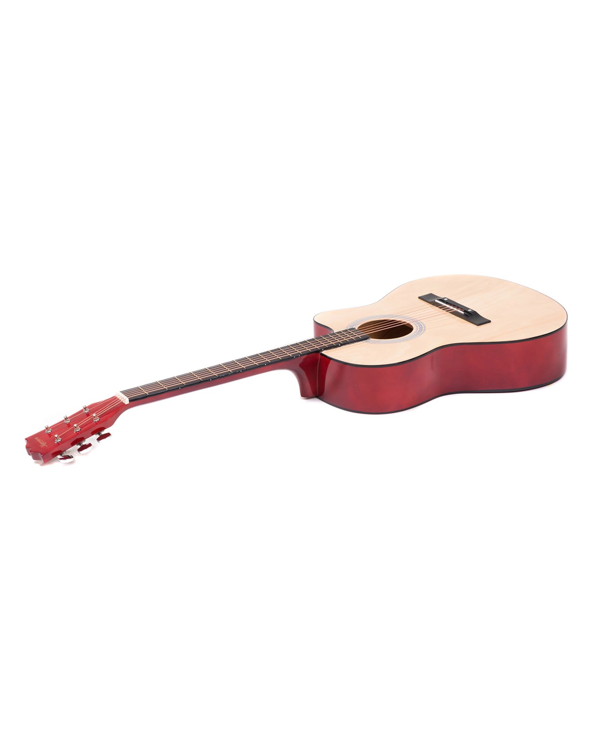 2 Karrera 40in Acoustic Guitar Natural, 2 of 5