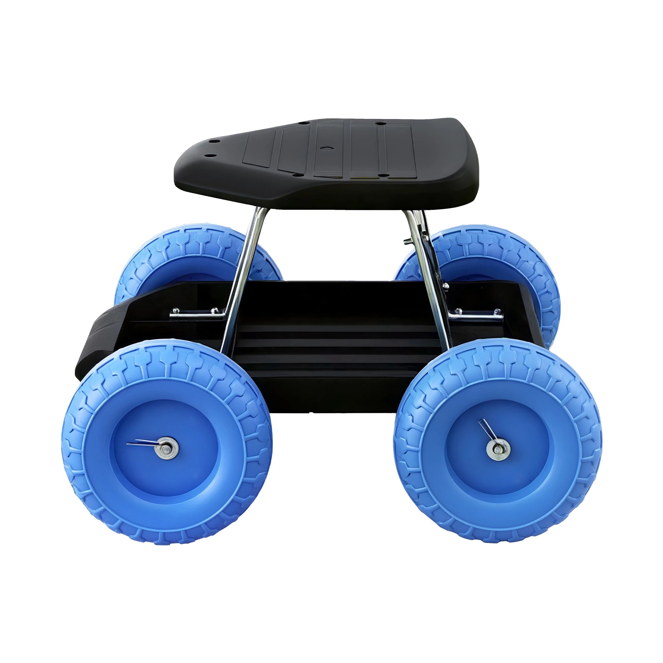 1 Gardeon Garden Cart Seat Wheels Rolling Work Stool Tool Tray 200kg Heavy Duty - Multi, 1 of 7