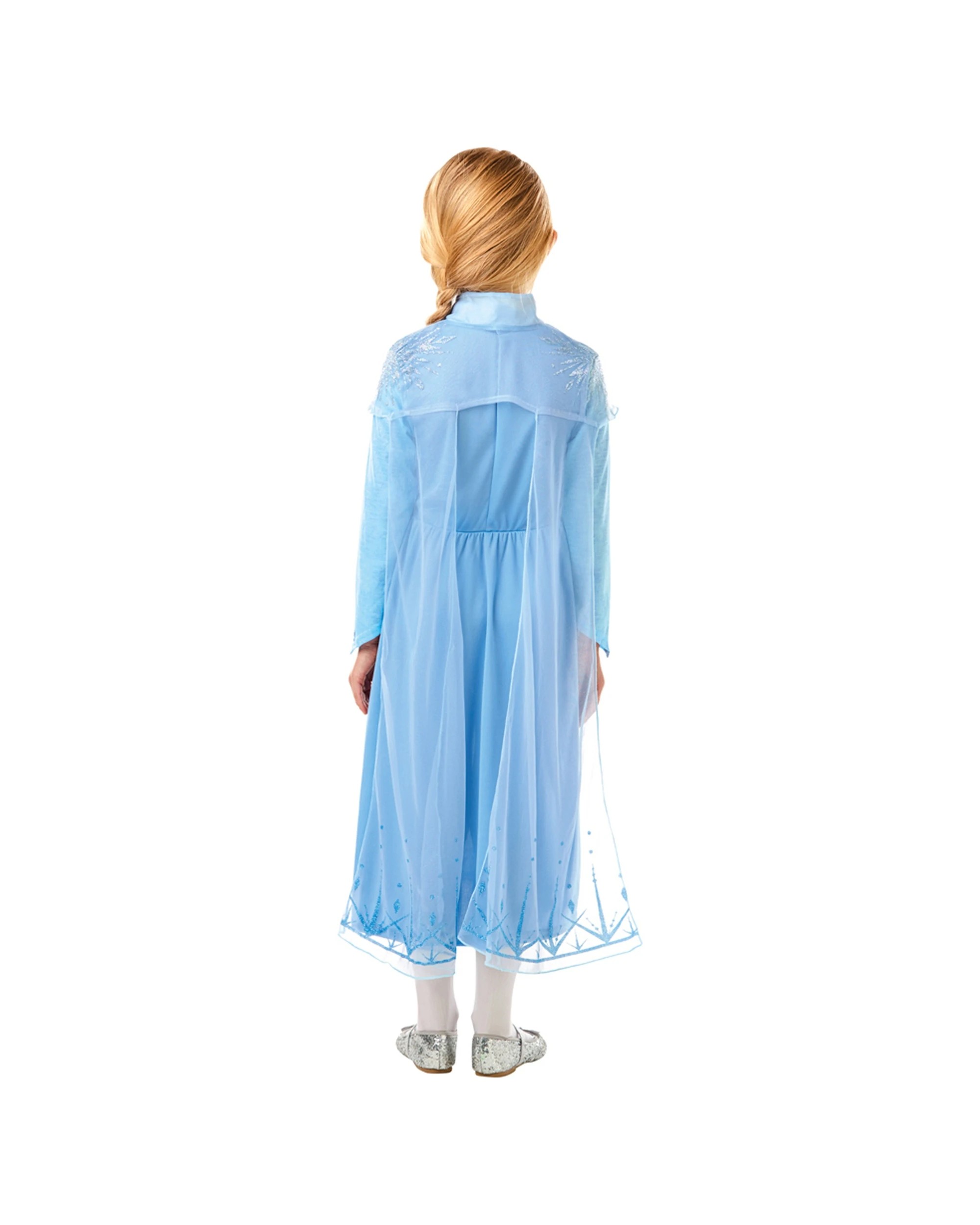 4 Disney Elsa Frozen 2 Deluxe Costume Kids Dress Up Party Halloween 5-6y
 - Blue, 4 of 4
