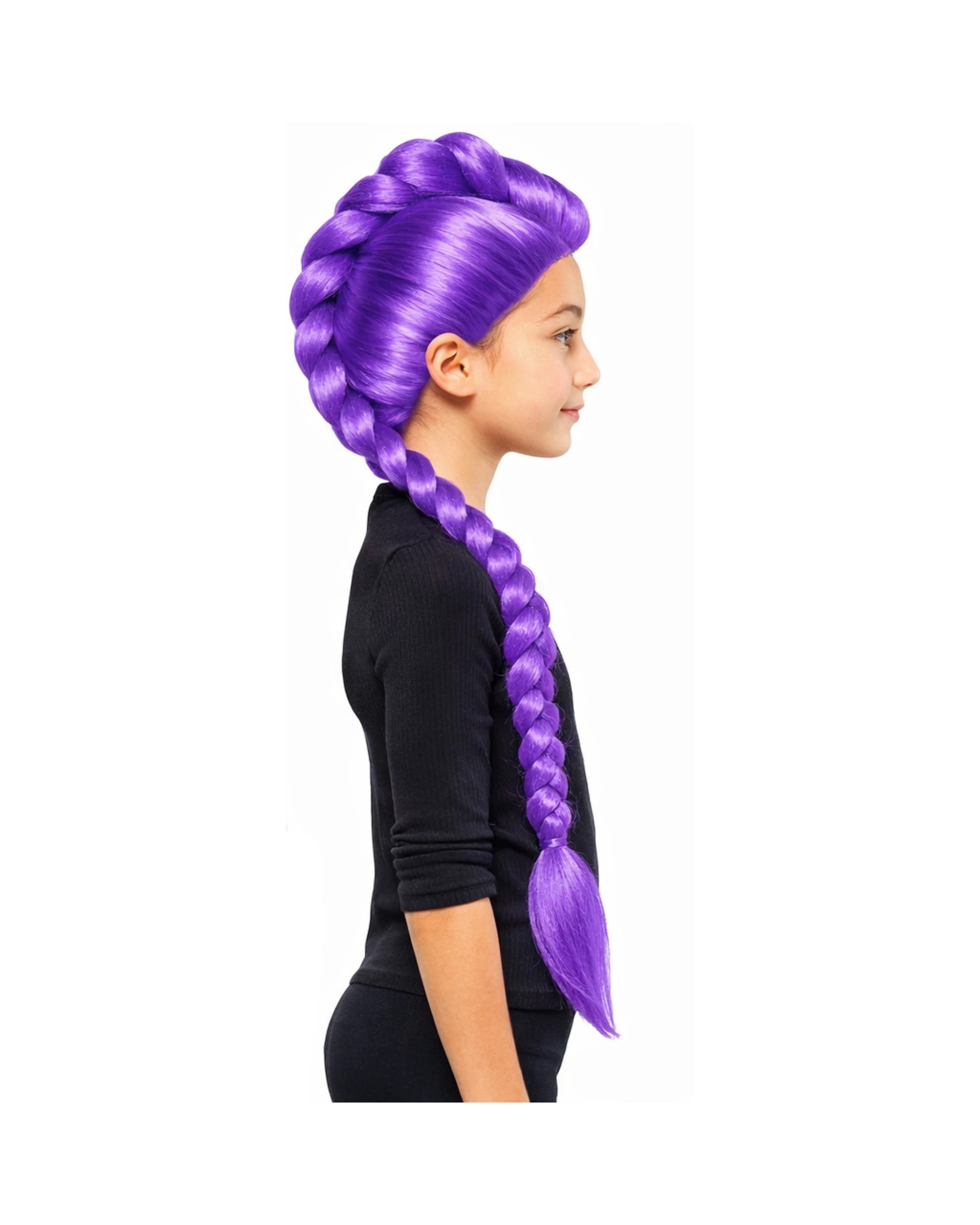 5 Rubies Kids K Pop Demon Hunters Rumi Wig - One Size - Purple, 5 of 5