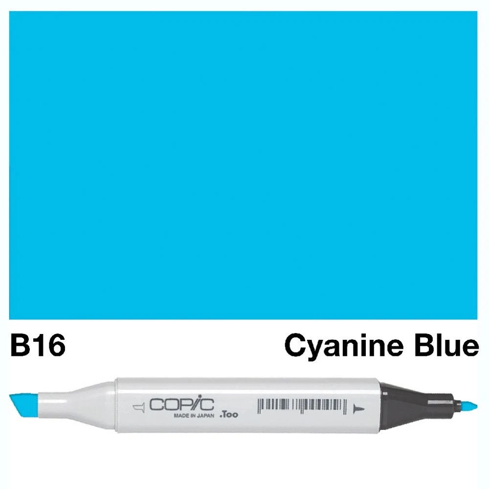3 Copic Classic Original Dual Nib Marker B16 Cyanne Blue, 3 of 3