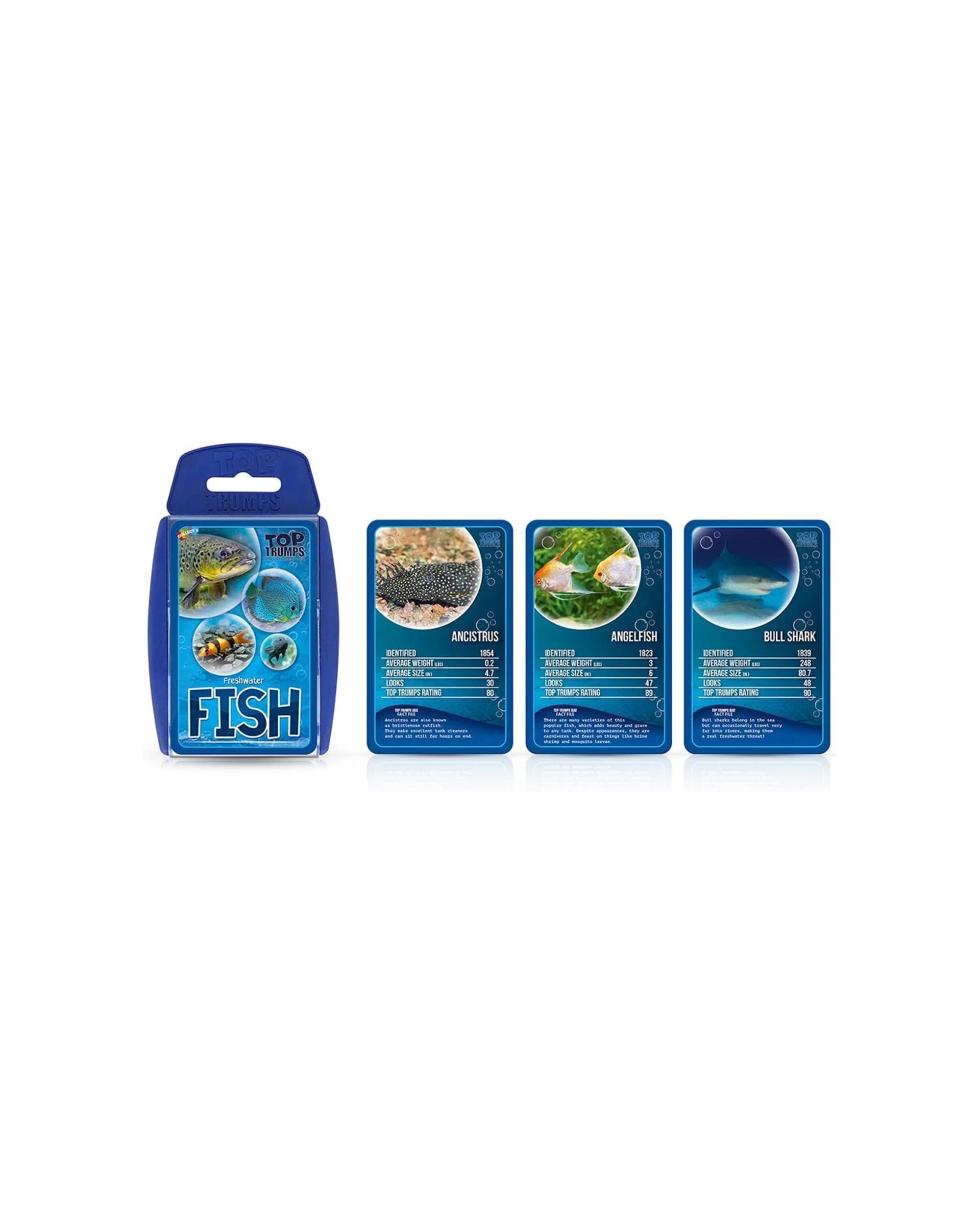 2 TOP TRUMPS Freshwater Fish Playing Card Game - Multi, 2 of 4