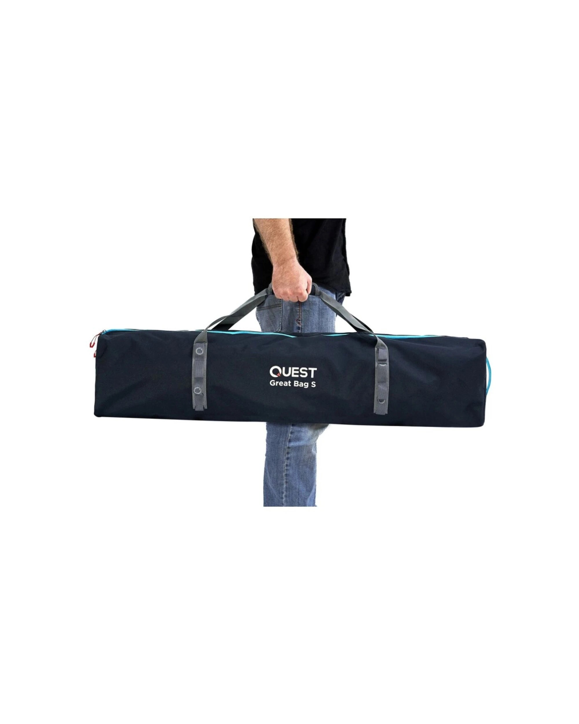 5 Quest Outdoors Camping Furniture Carry Bag 1000D Polyester MOLLE Webbing - Black, 5 of 6