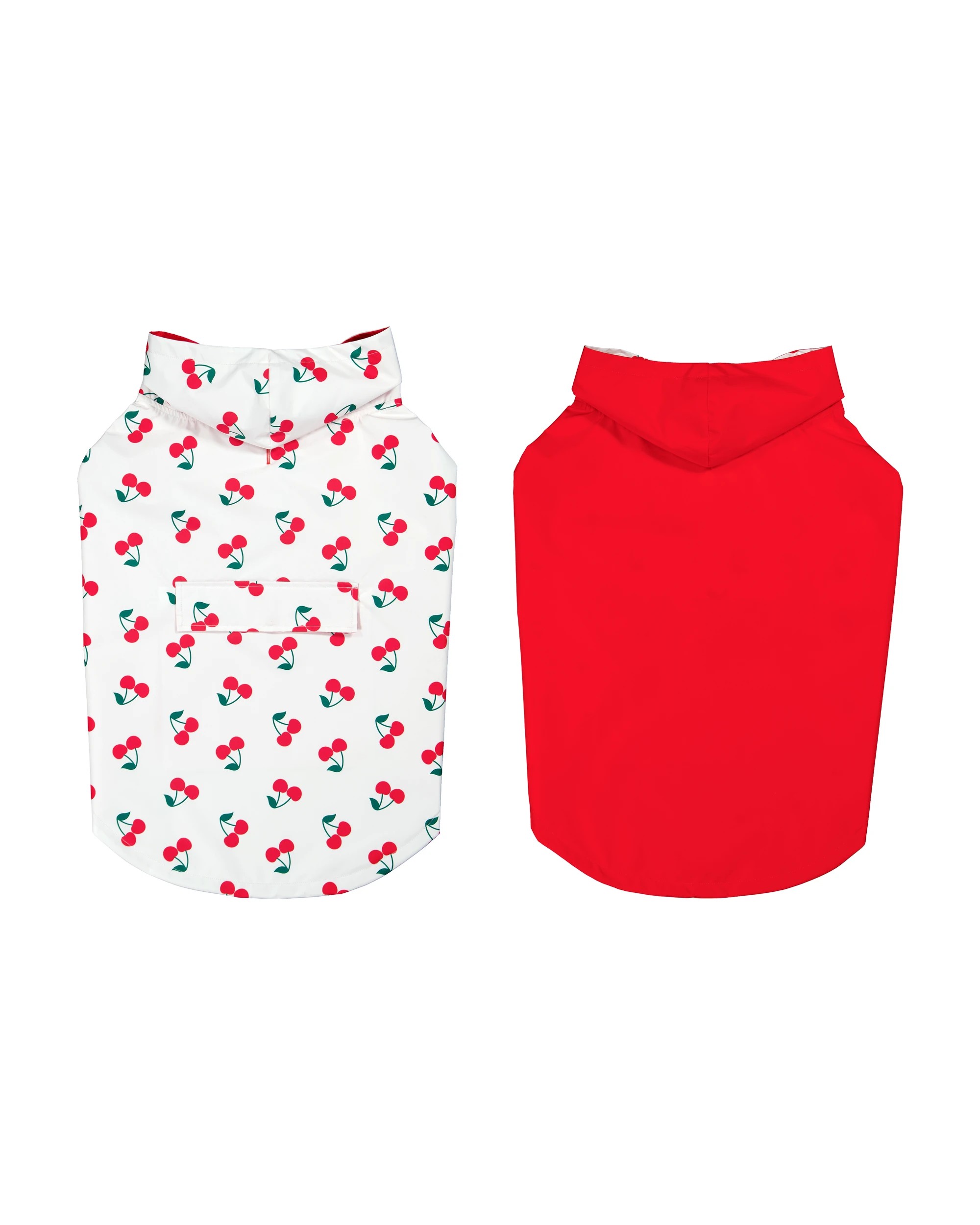 5 Pet Reversible Cherry Raincoat - Extra Extra Large, 5 of 10