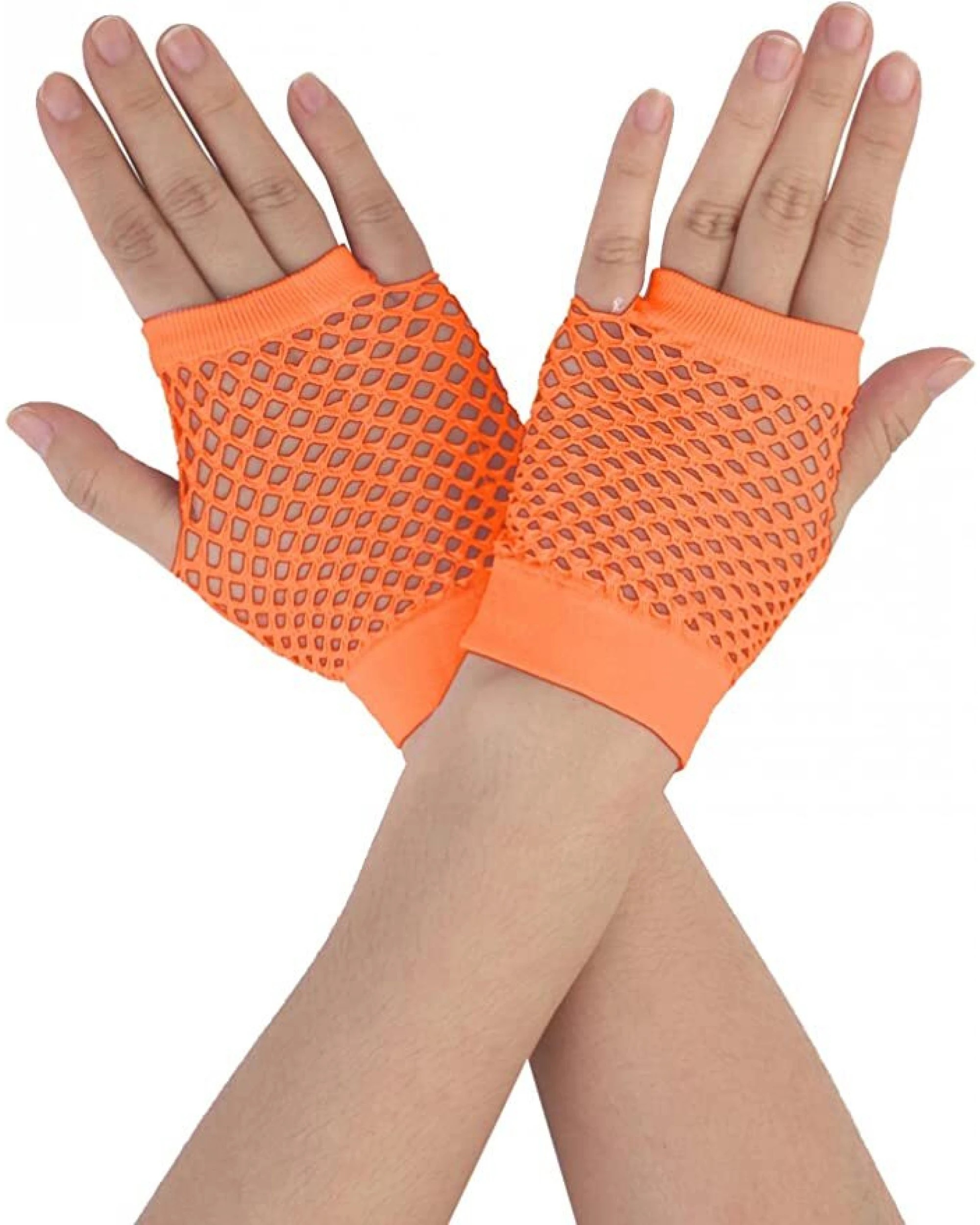 1 BR Costumes Fingerless Fishnet Gloves for Costume Parties, 1 of 4