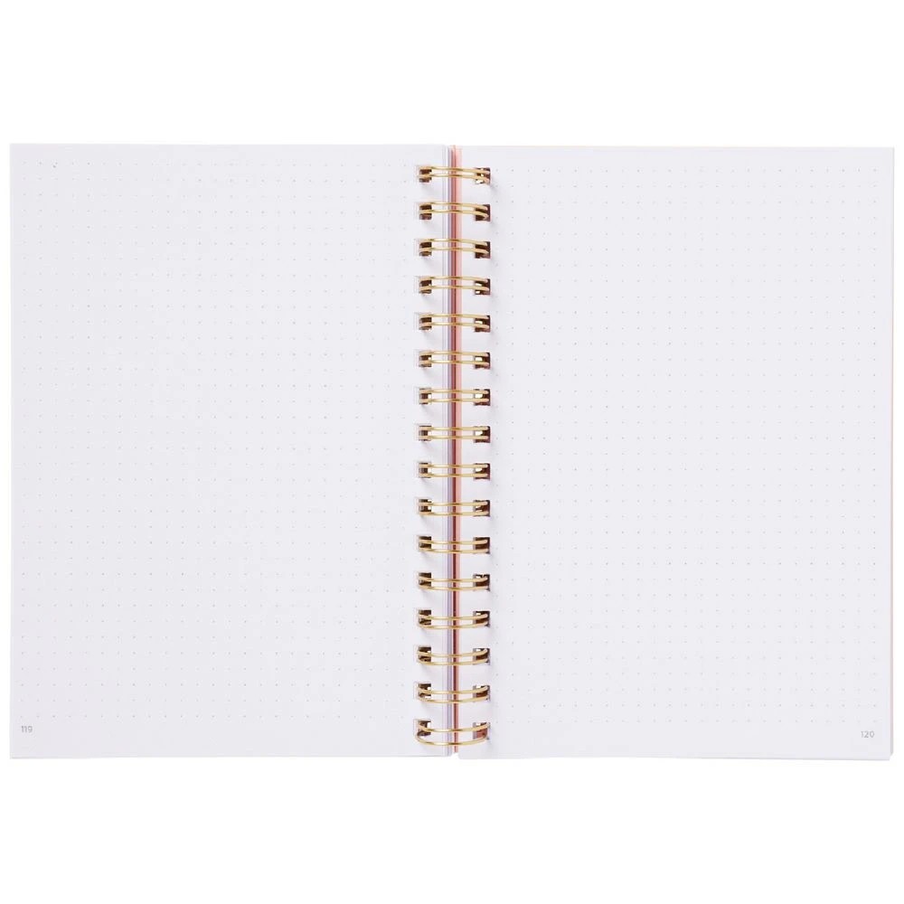 3 Otto A5 The Dot Journal Spiral 240 Page Peach, 3 of 3