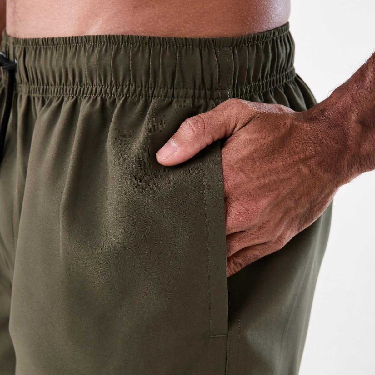 4 Elastic Waist Regular Cargo Boardshorts TUSSOCK GREEN, 4 of 7