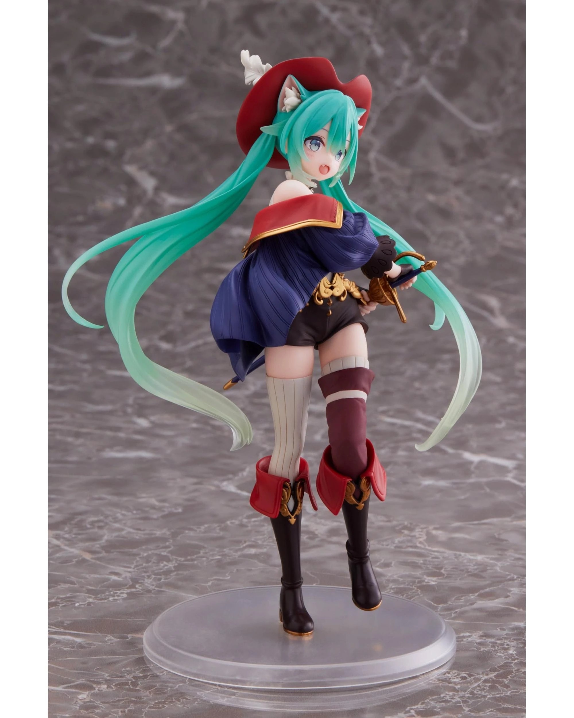 6 Taito Hatsune Miku Wonderland Puss in Boots Figure, 6 of 9