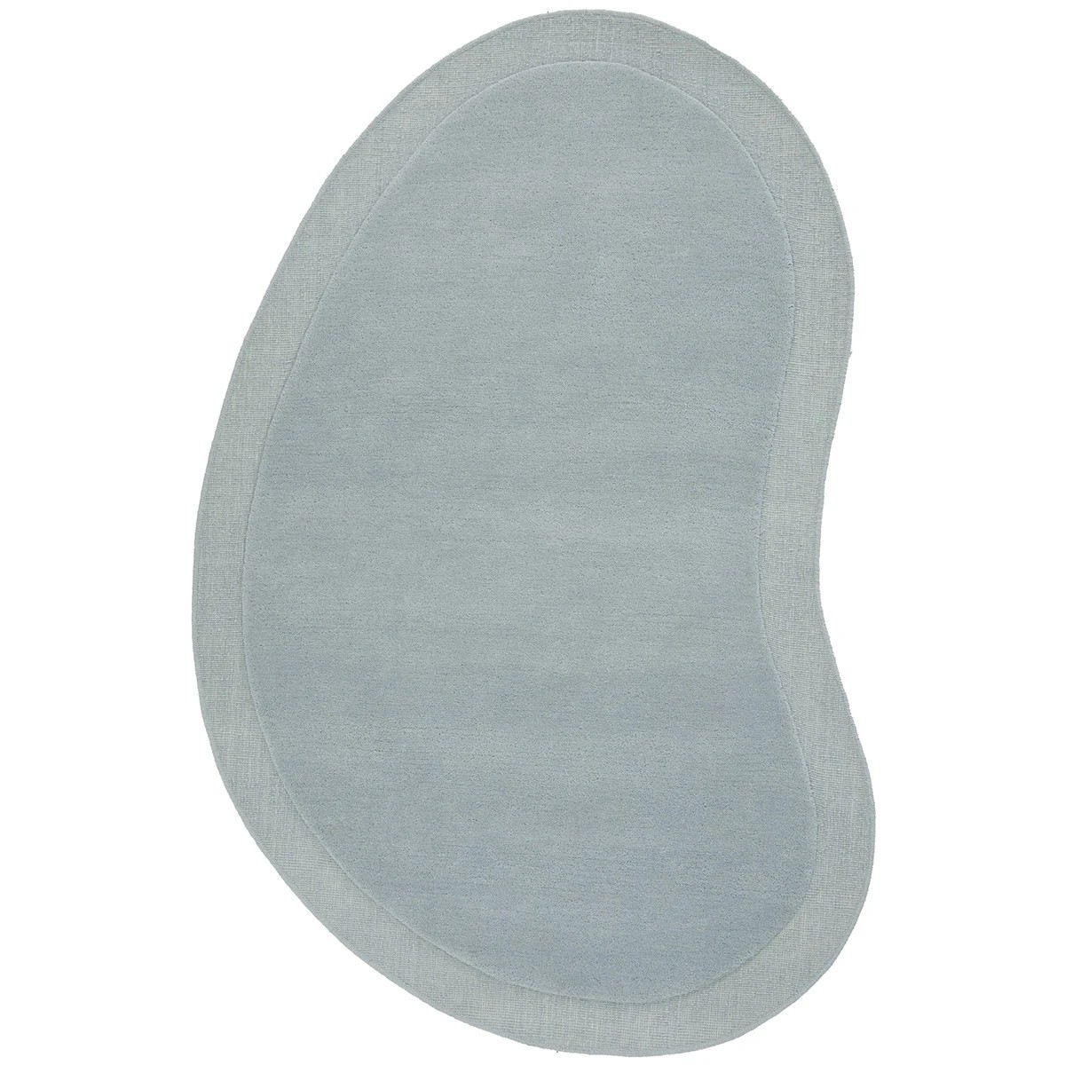 2 Common Ground Rugs Calista 380x280cm - Extra Large Shaped Hand Tufted Wool Rug - Silver, 2 of 7