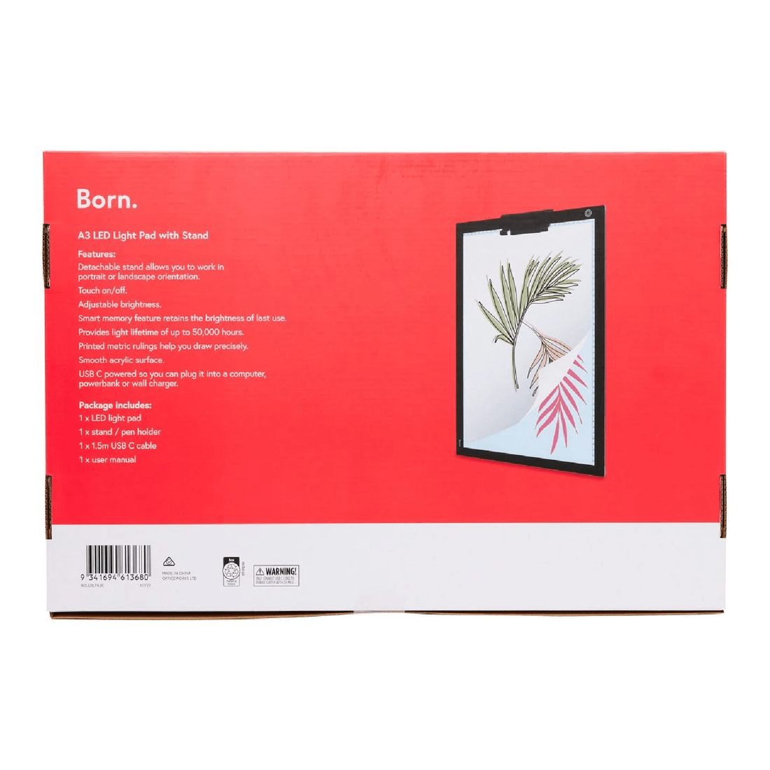 2 Born A3 LED Light Pad with Stand, 2 of 8