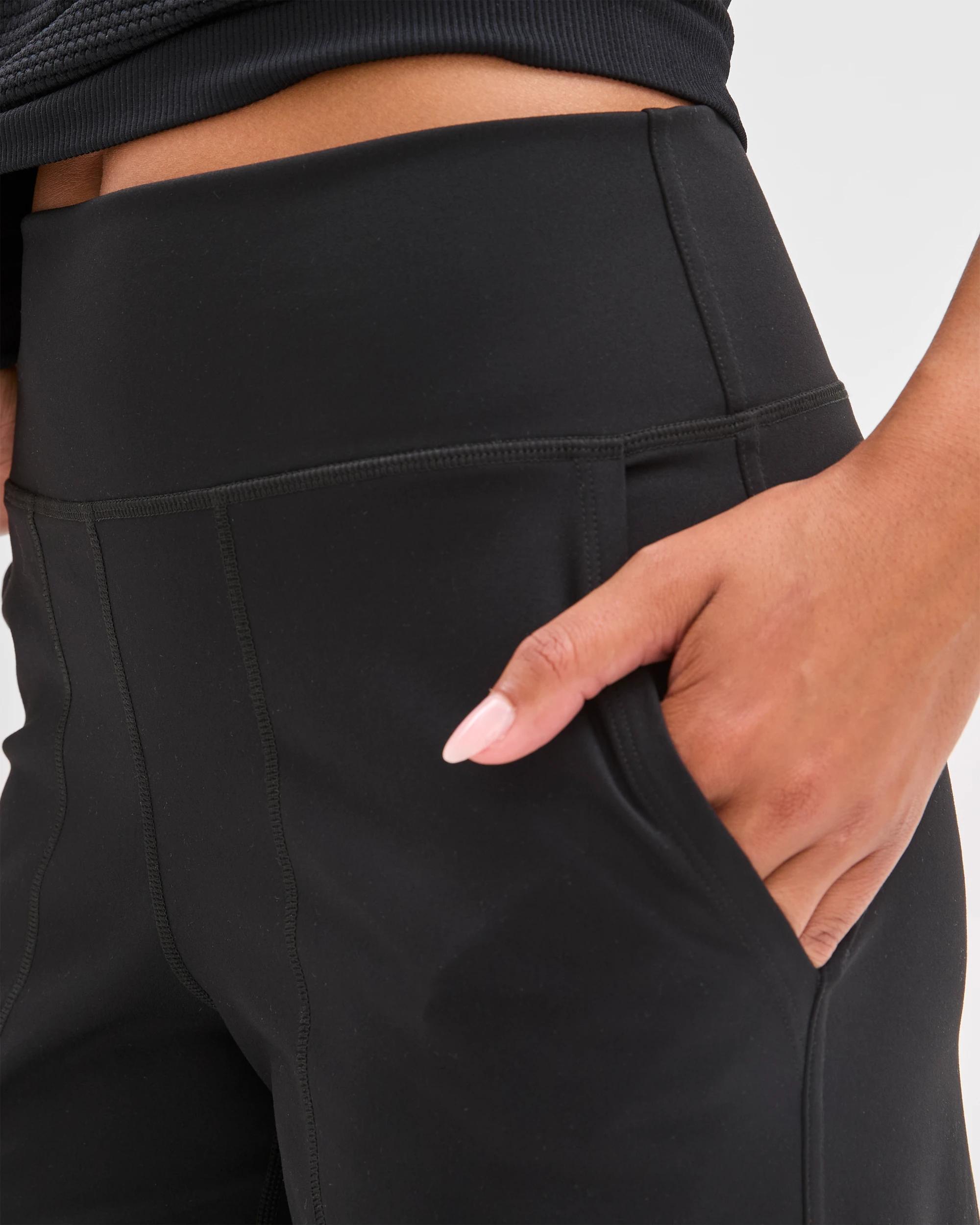 4 Target Active Studio Soft Wide Leg Pants BLACK, 4 of 6
