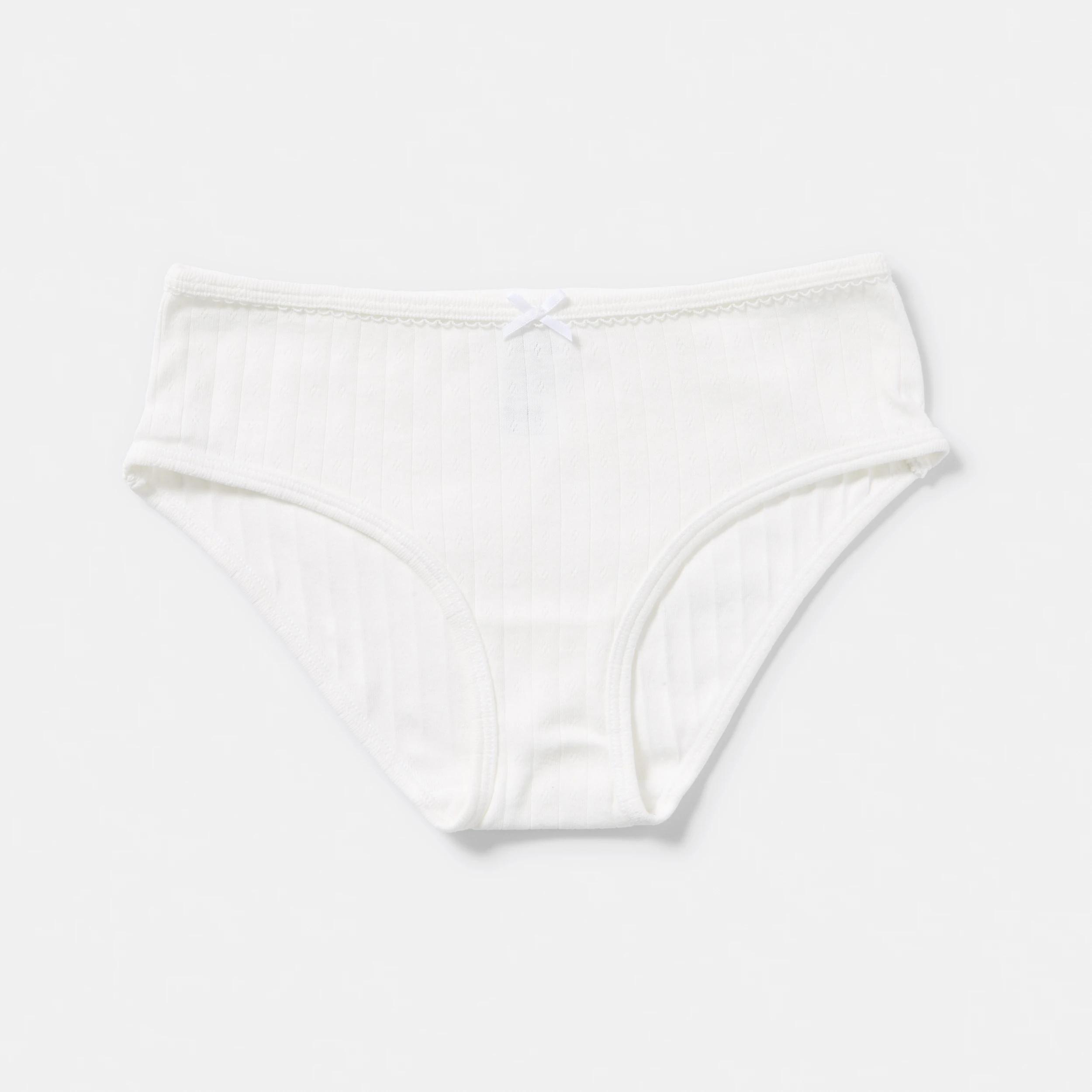 4 3 Pack Pointelle Briefs PINK SOLID, 4 of 5