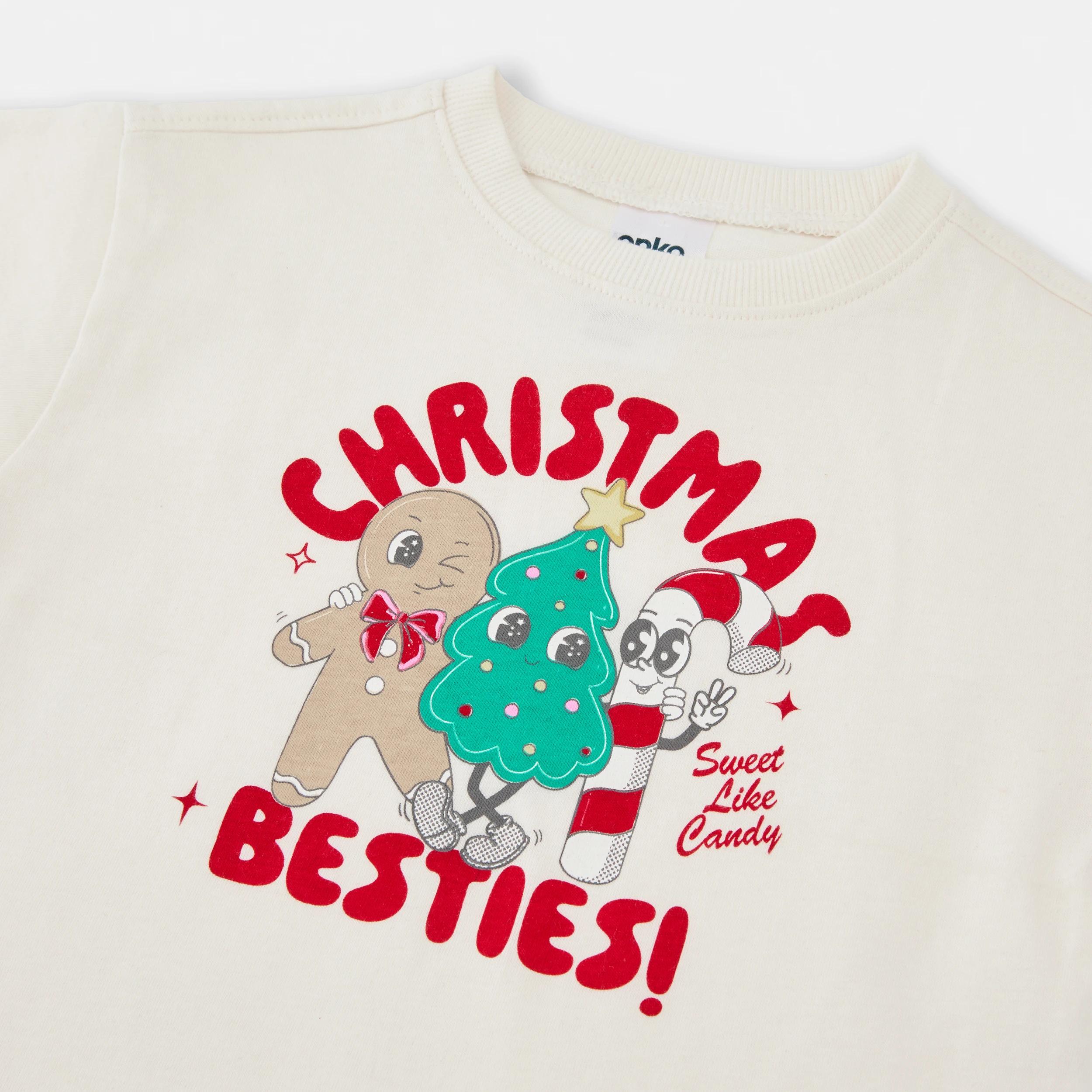 3 Christmas Short Sleeve Print T-shirt CHRISTMAS BESTIES, 3 of 3