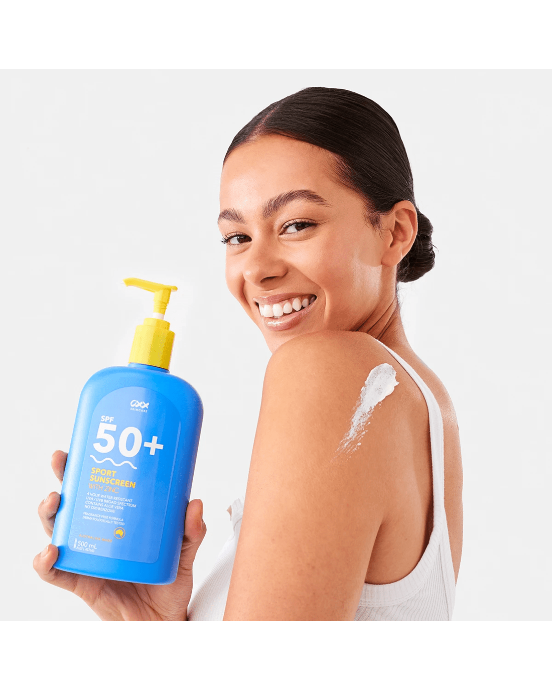 6 OXX Skincare SPF 50+ Sport Sunscreen 500ml - Zinc and Aloe Vera, 6 of 10