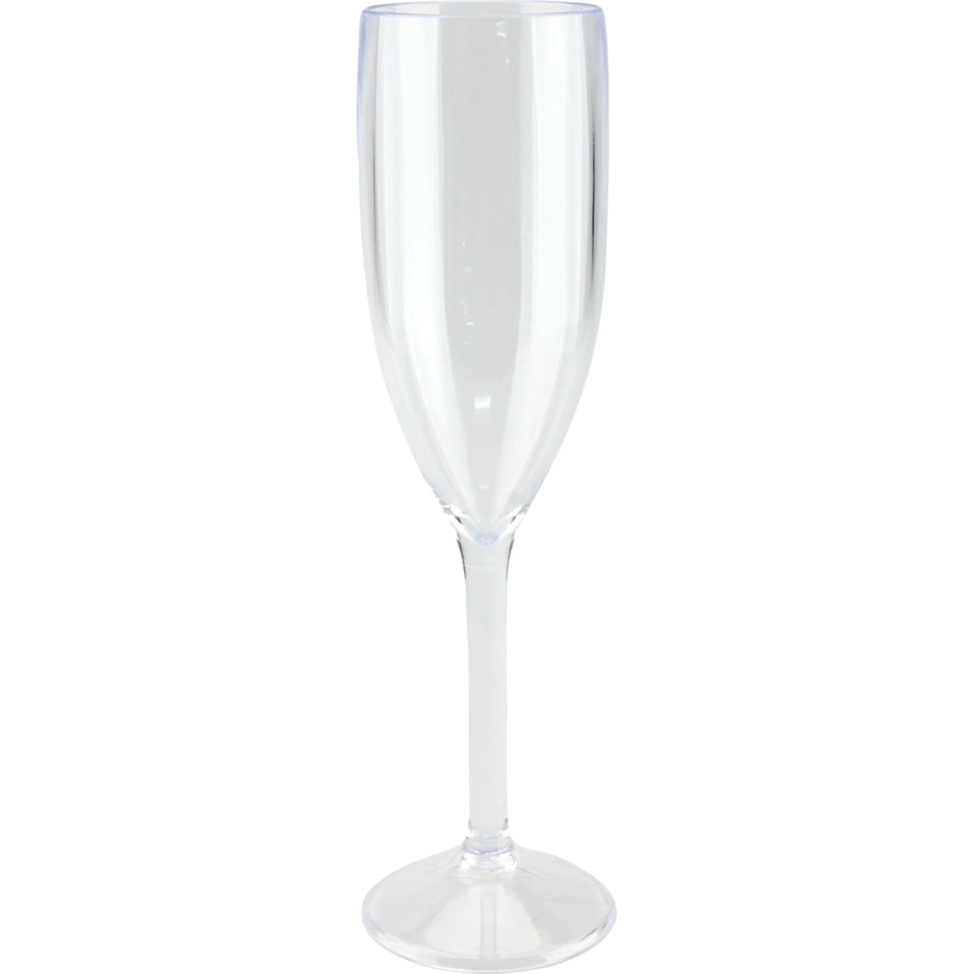 1 Durmaz Clear Acrylic Champagne Glass 160ml, 1 of 2