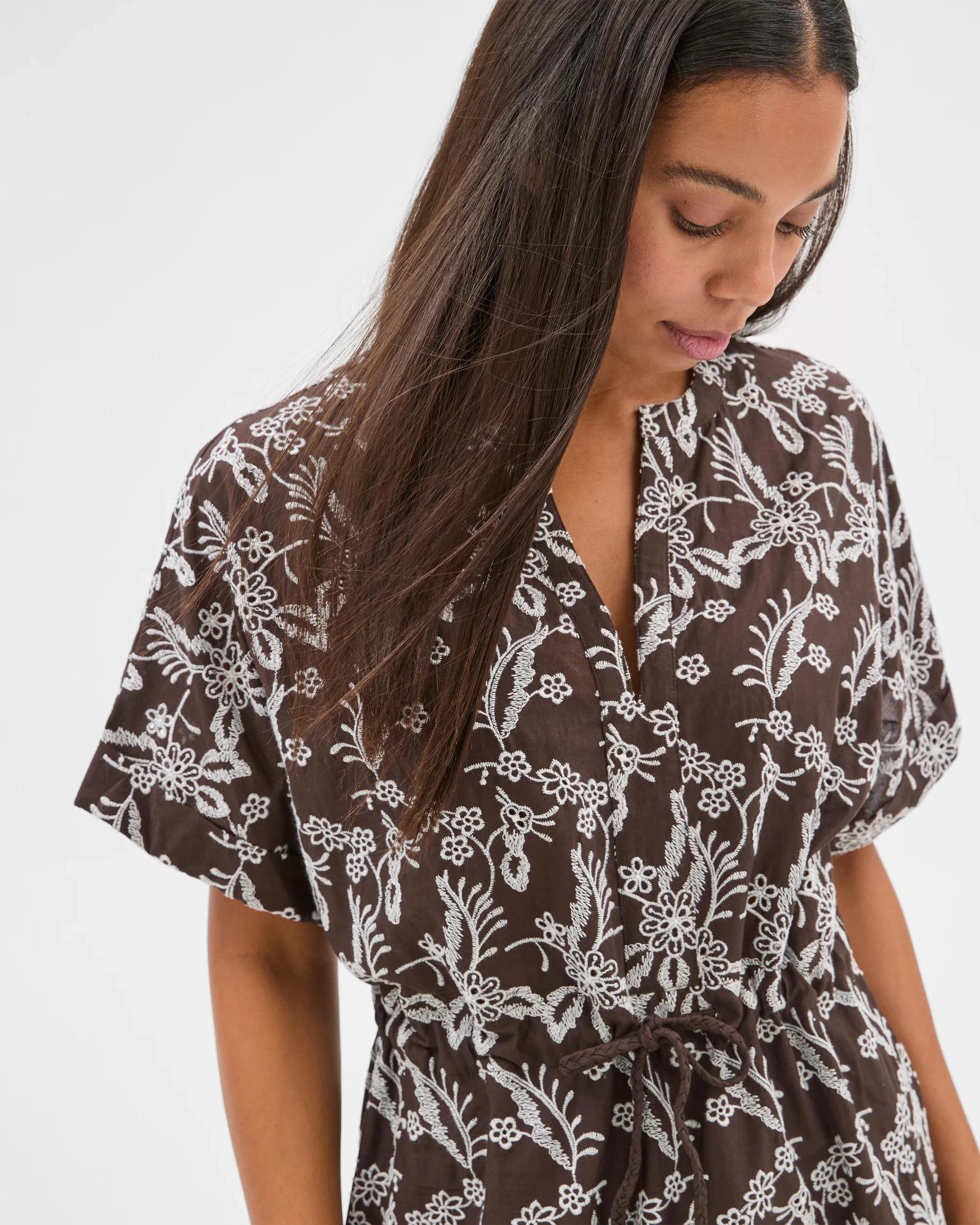 3 Target Resort Contrast Broderie Dress , 3 of 6