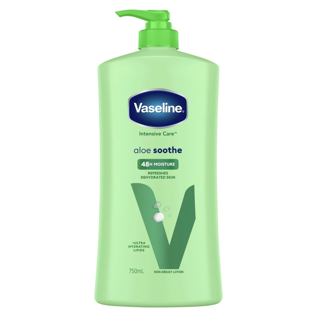 1 Vaseline Intensive Care Body Lotion 750ml - Aloe, 1 of 8
