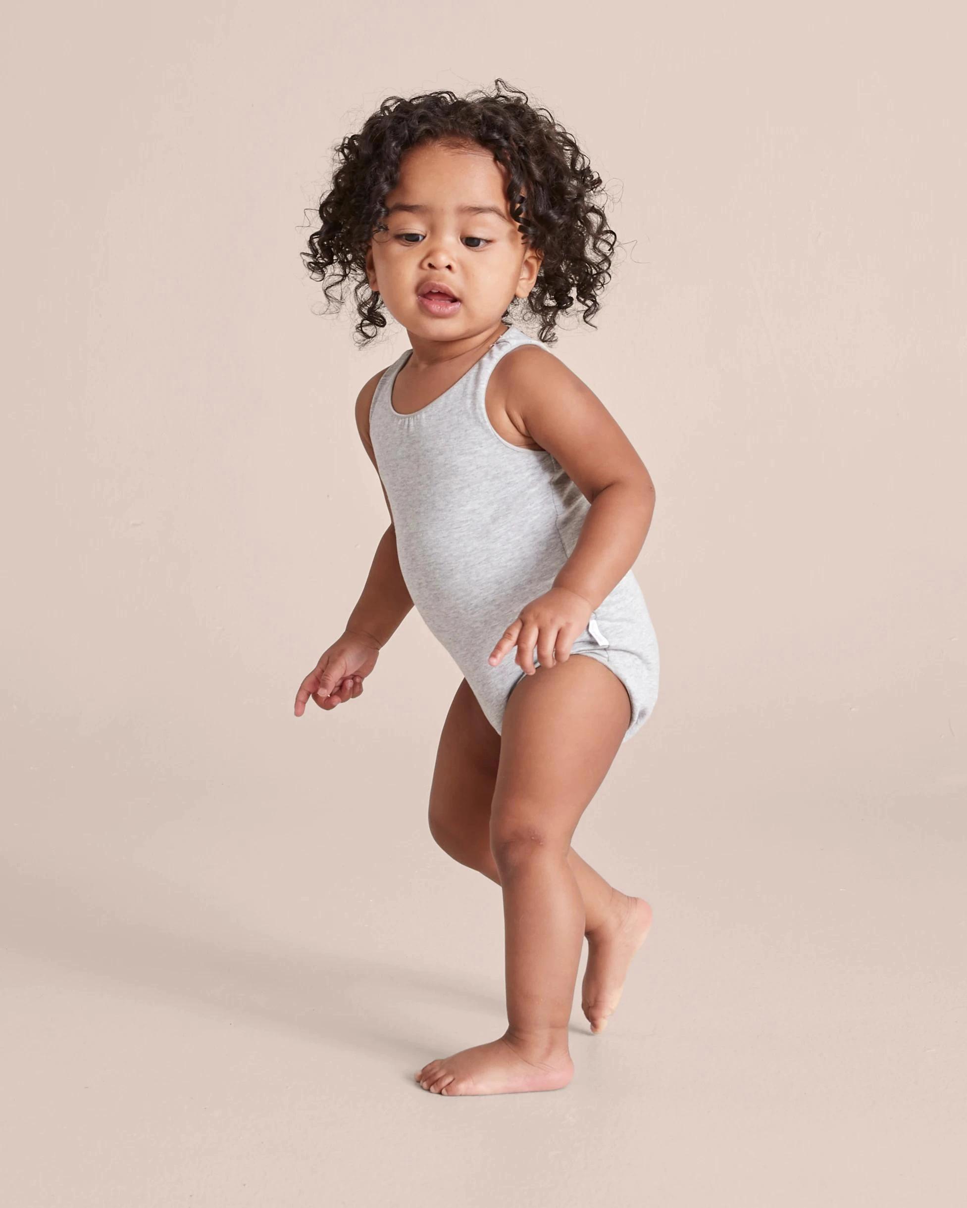 7 2 Pack Bonds Baby Wonderbodies Singletsuit GREY/BLACK, 7 of 9