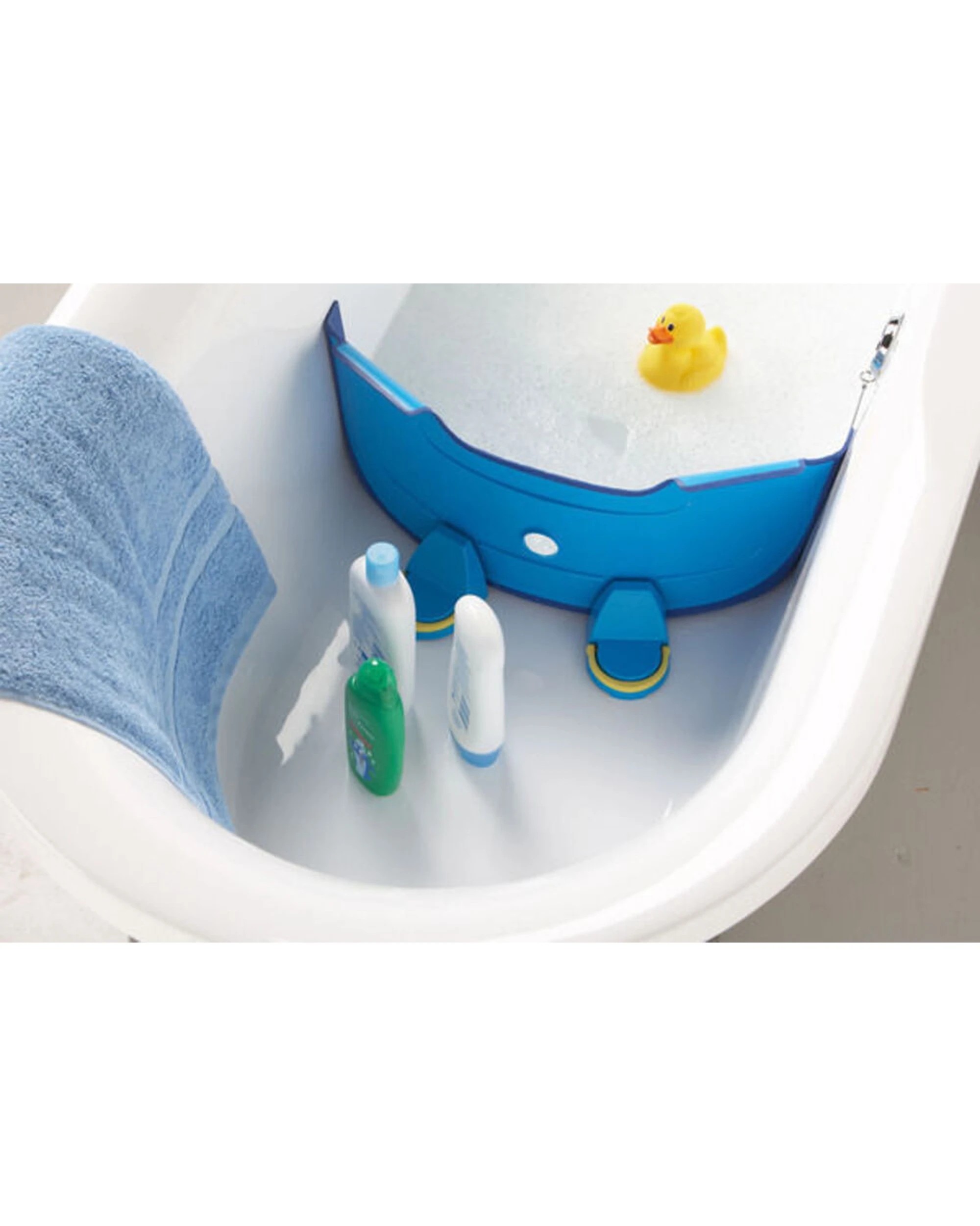 6 BabyDam Baby Bath Barrier Water Saving Quick Fit For Straight Sided Baths - Grey, 6 of 6