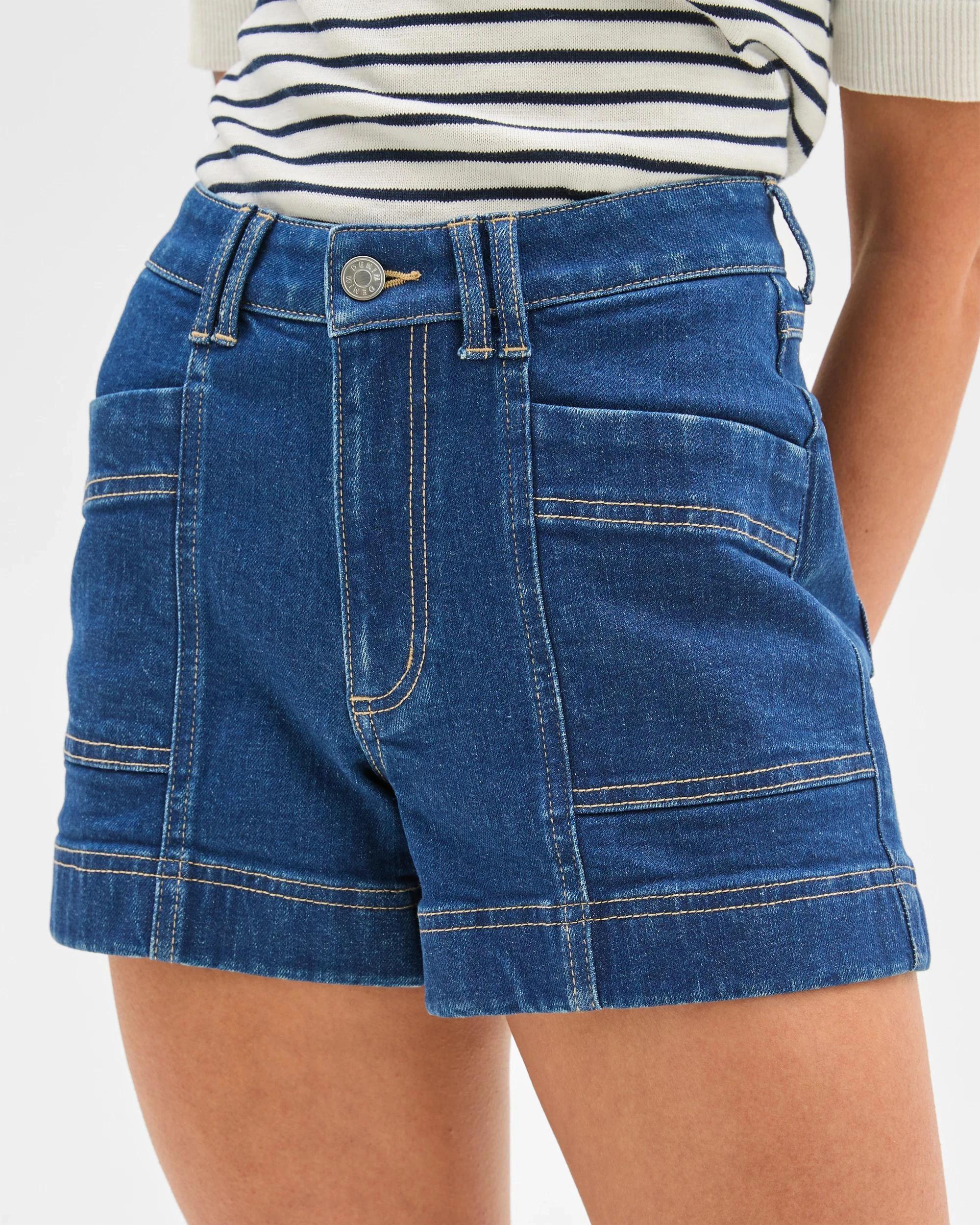 2 Target Petites Denim Shorts 70'S INDIGO, 2 of 5