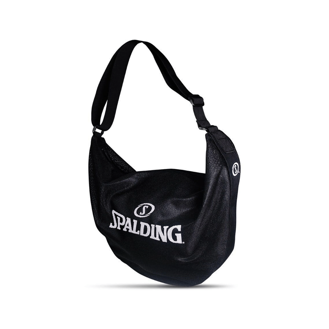 3 Spalding Basketball Shoulder Bag 2 Pack Lightweight Mesh Sports Travel - Black, 3 of 3