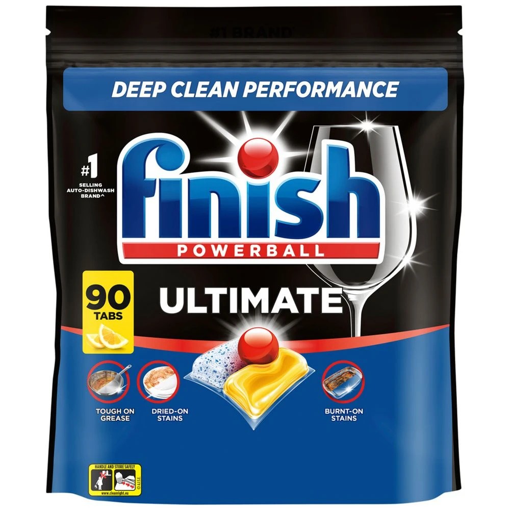 1 Finish Ultimate Dishwashing Tablets Lemon 90 Pack, 1 of 1