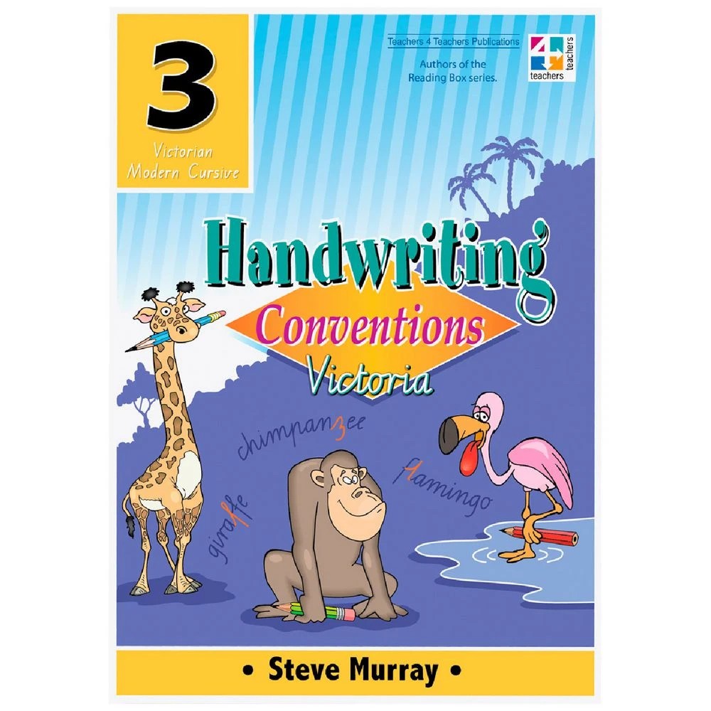 1 Handwriting Conventions Practice Book Victoria Year 3, 1 of 5