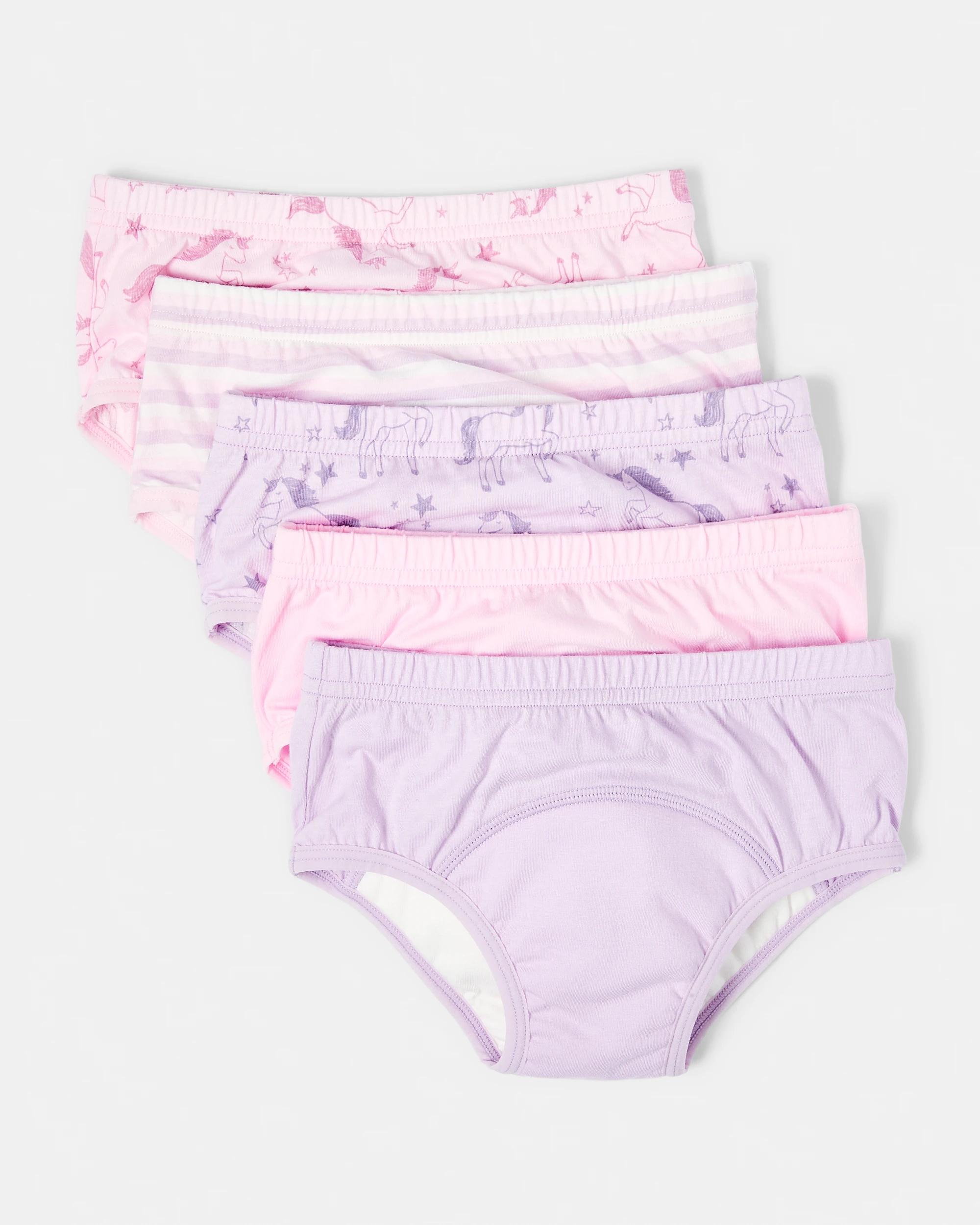 1 5 Pack Training Undies Pnk Unicrn, 1 of 7
