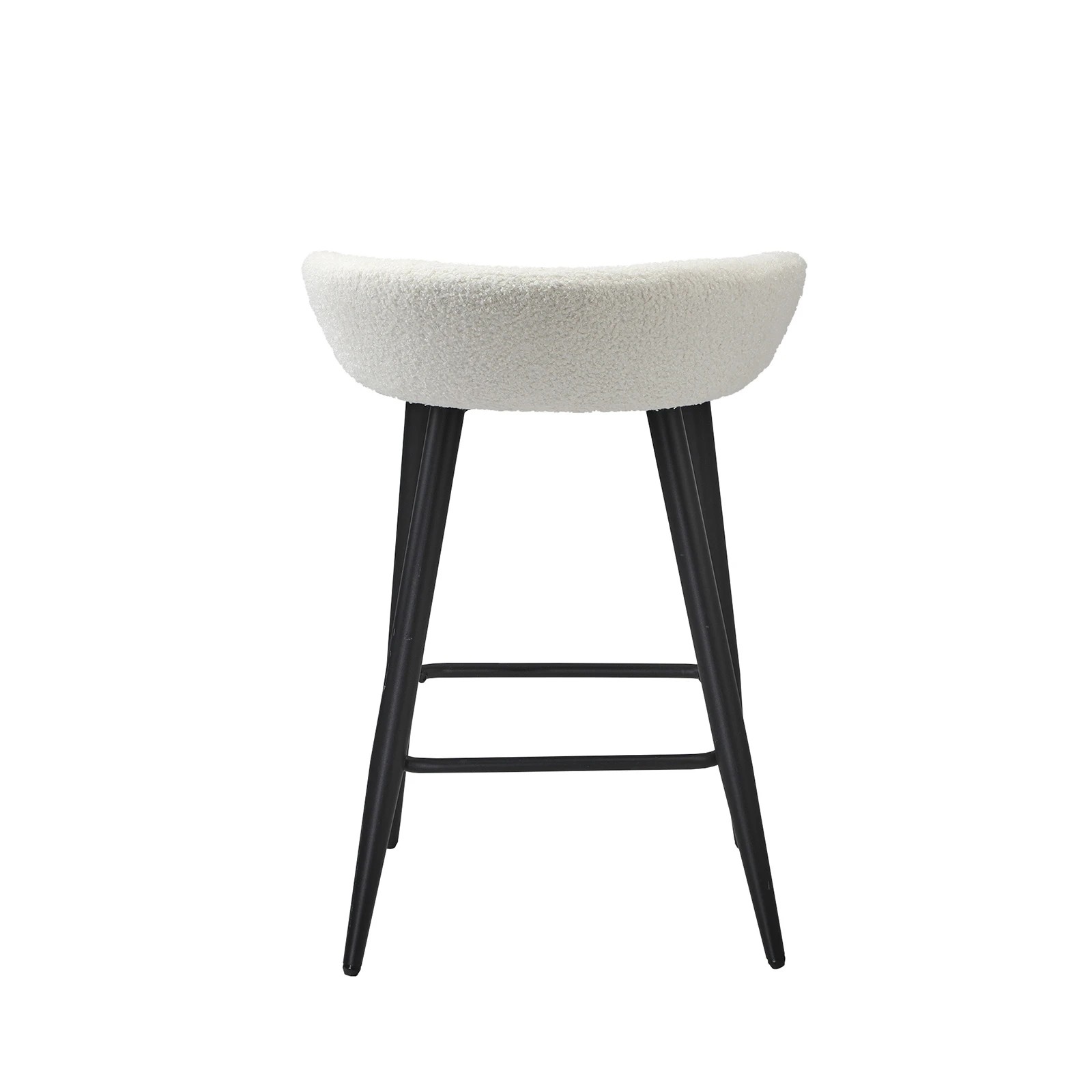 9 Oikiture Bar Stools Set Of 4 Kitchen Dining Chairs Counter Stool Boucle
 - White, 9 of 10