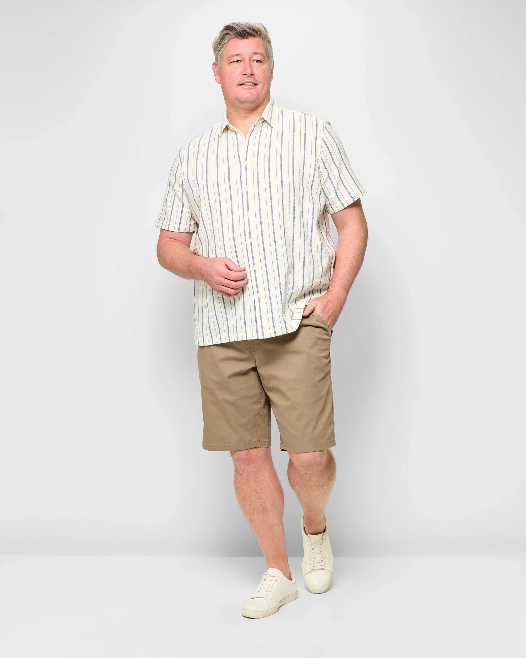 2 Target Man Plus Plus Size Australian Cotton Byron Shorts MUSHROOM, 2 of 5