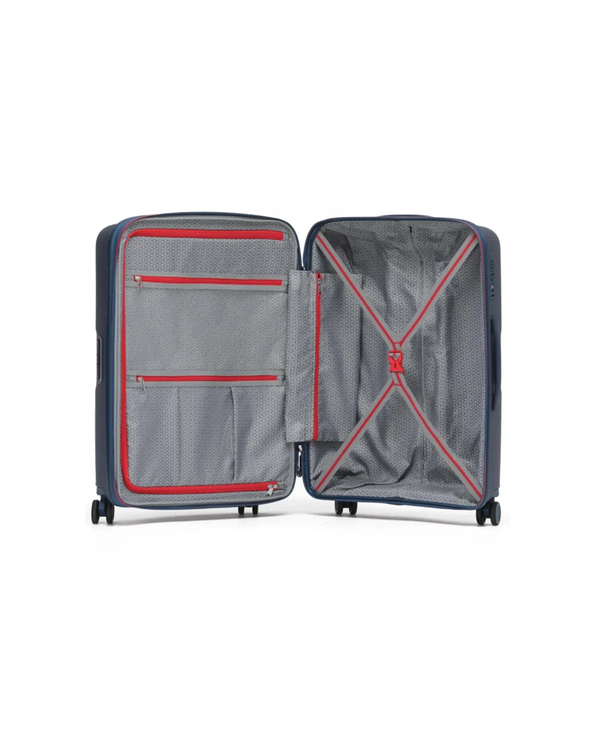 2 Tosca Bel-Air 54 cm Hardside Expandable Carry-On Suitcase Travel Luggage - Blue, 2 of 7