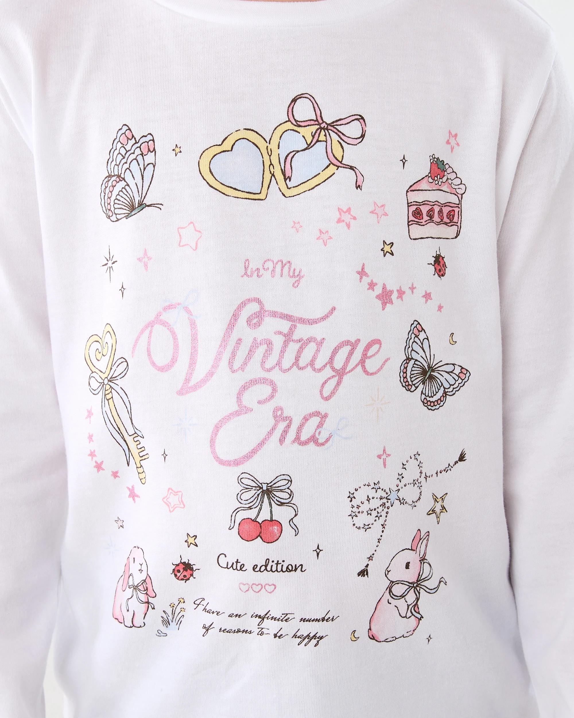 4 Print T-shirt Wht Trnkts, 4 of 7