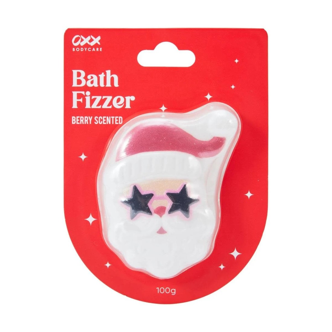 1 OXX Bodycare Bath Fizzer 100g - Santa, 1 of 5