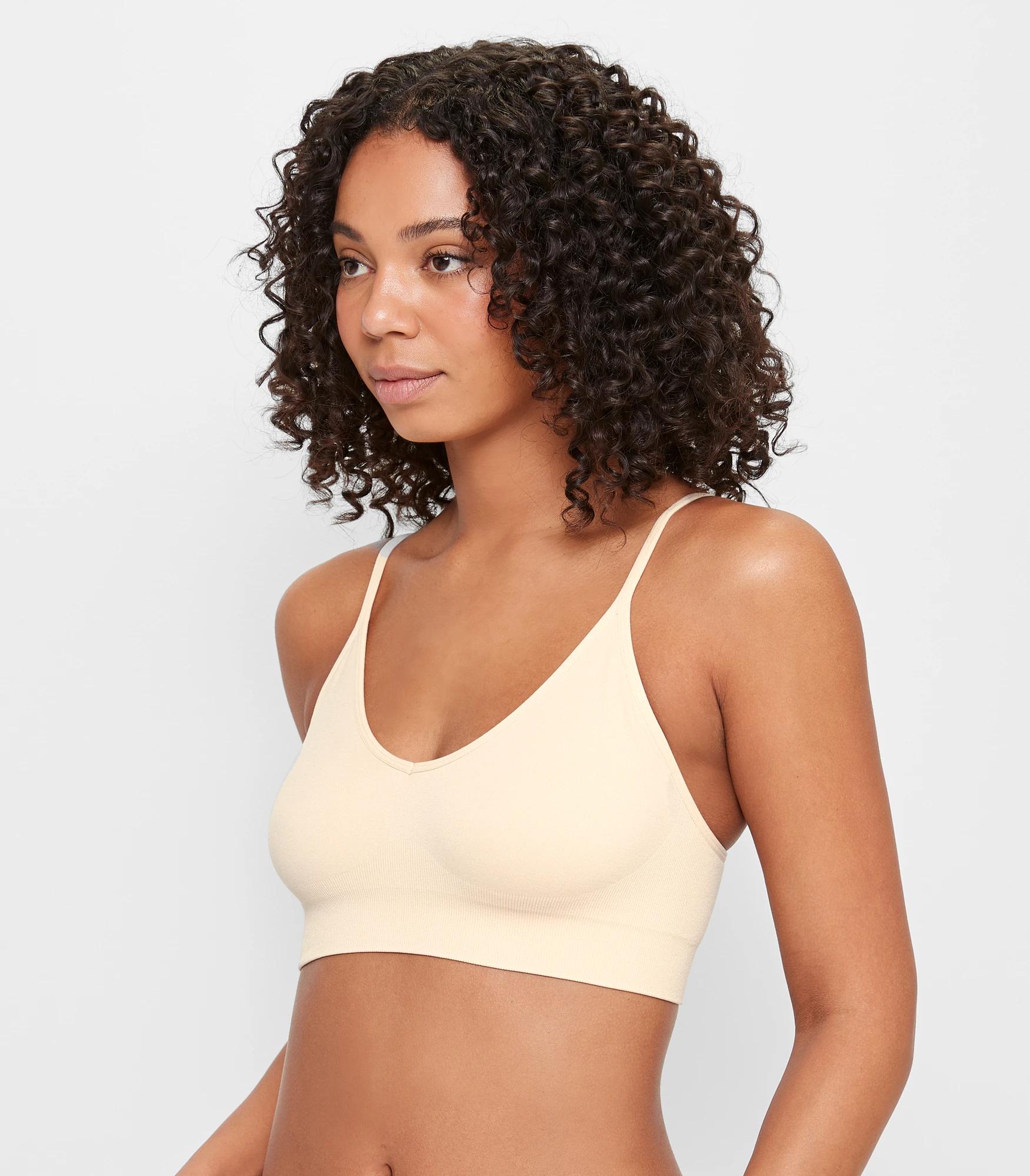 2 Target Seamfree Low Impact Sports Crop Top NUDE, 2 of 3